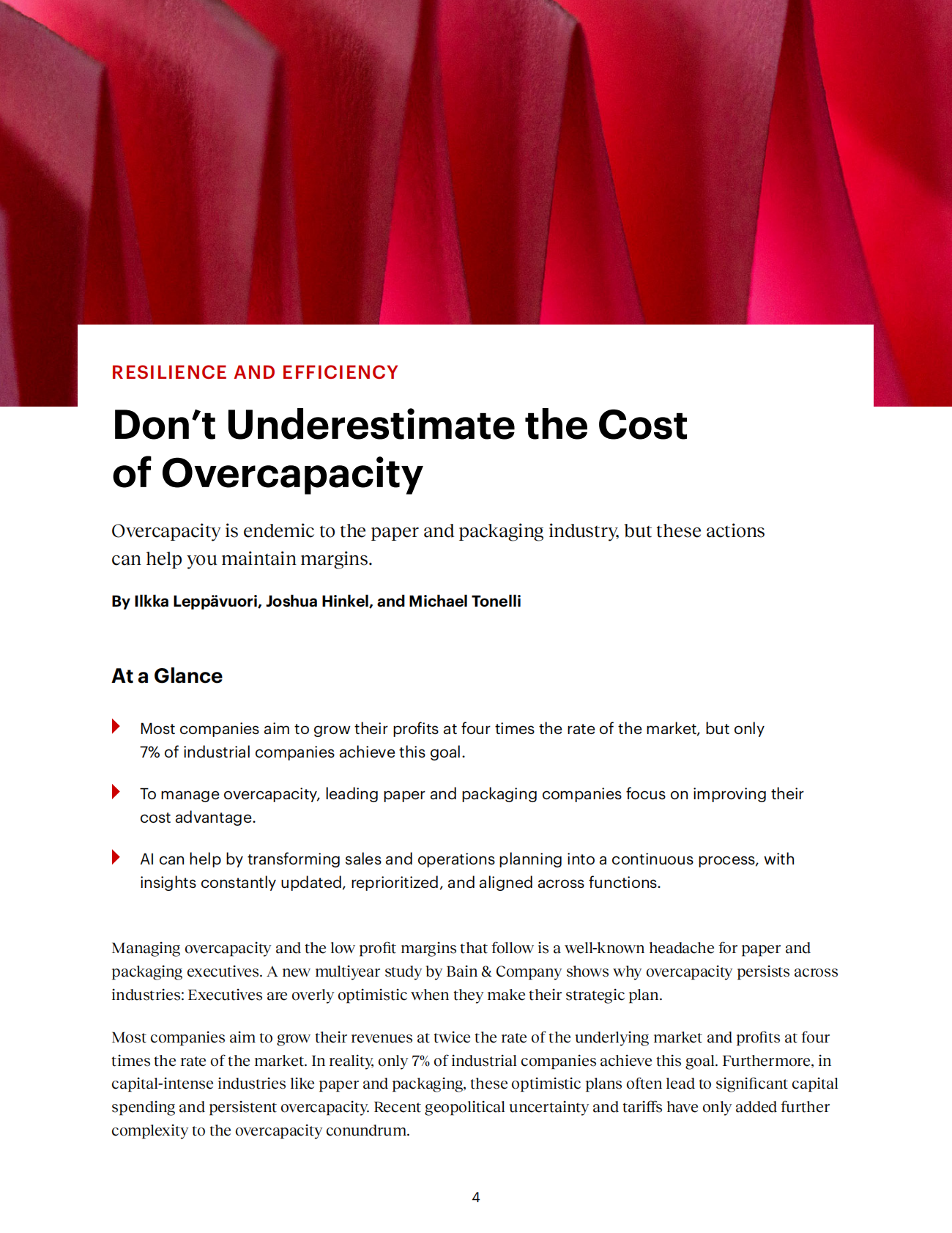 贝恩公司：2026年纸业与包装行业报告：适应当下 塑造未来（英文版） 第6页