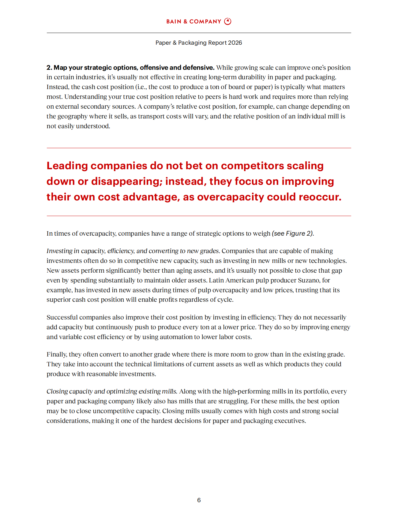 贝恩公司：2026年纸业与包装行业报告：适应当下 塑造未来（英文版） 第8页