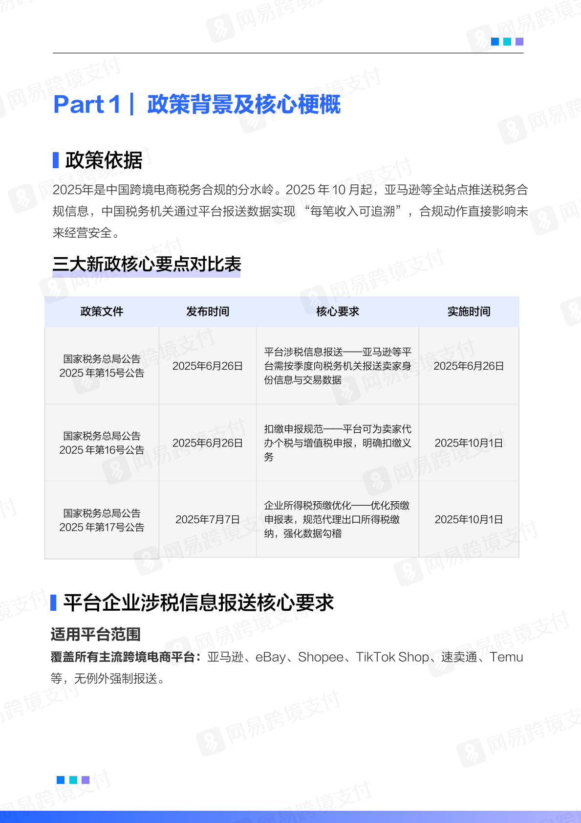网易跨境支付：2025-2026跨境电商平台税务合规白皮书 第3页