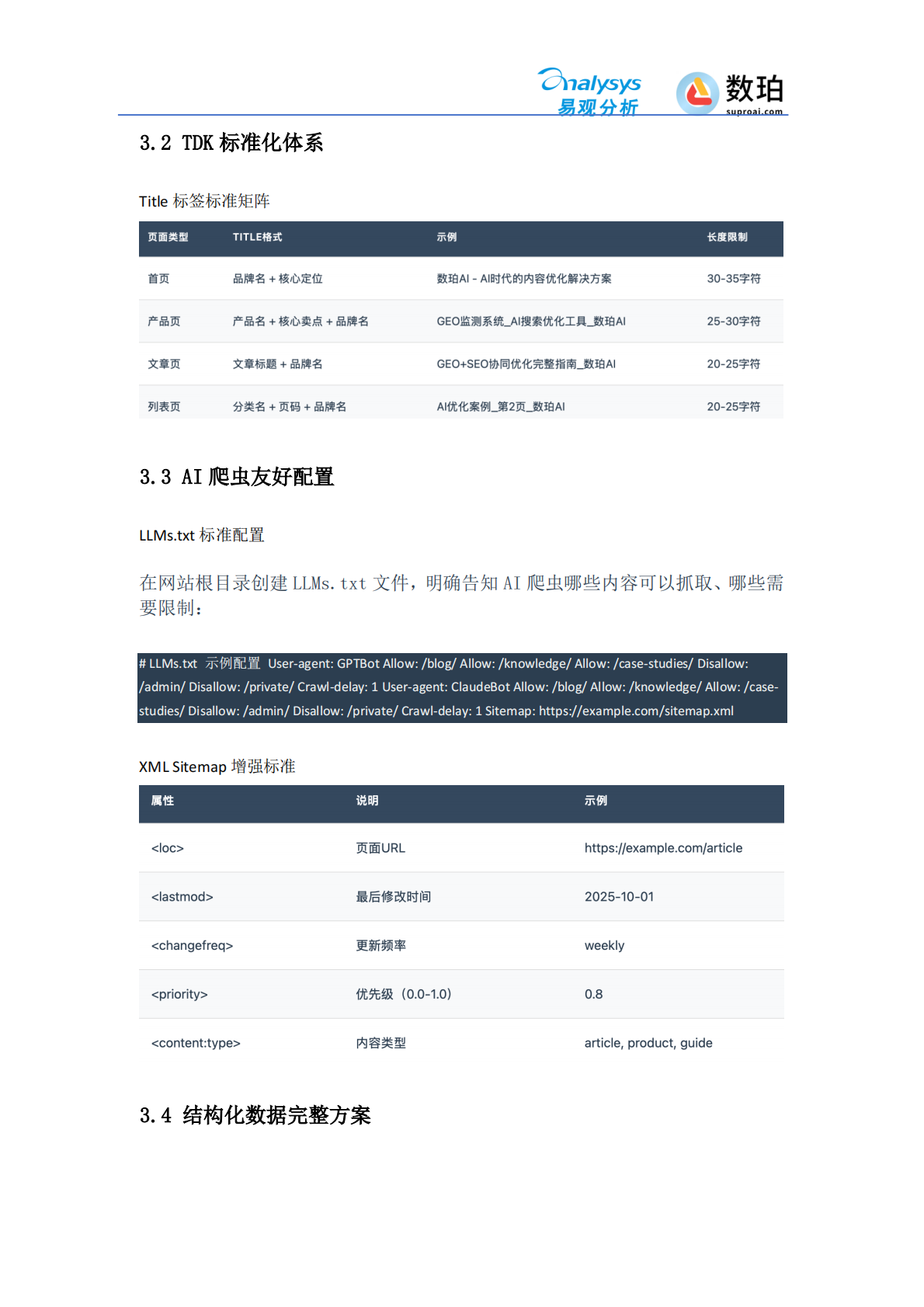 易观分析：2026年AI时代网站建设GEOSEO技术标准蓝皮书 第7页