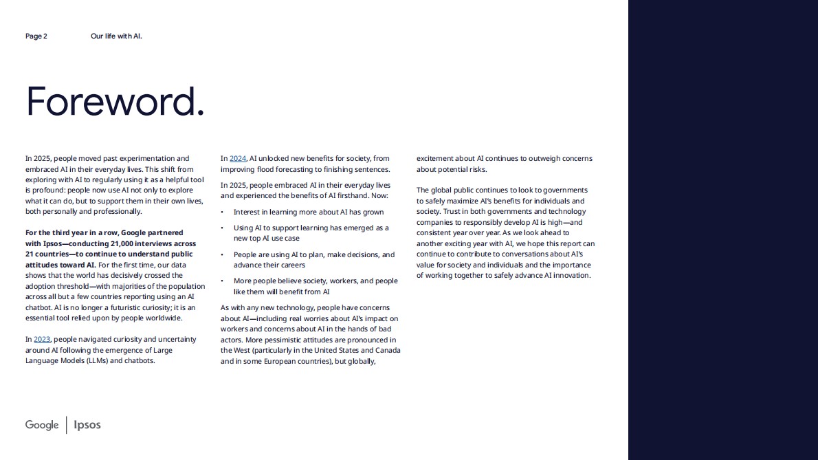 谷歌：2026年人工智能与人类生活：从尝鲜到依赖研究报告（英文版） 第2页