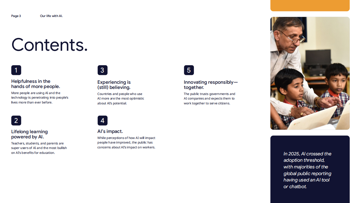 谷歌：2026年人工智能与人类生活：从尝鲜到依赖研究报告（英文版） 第3页