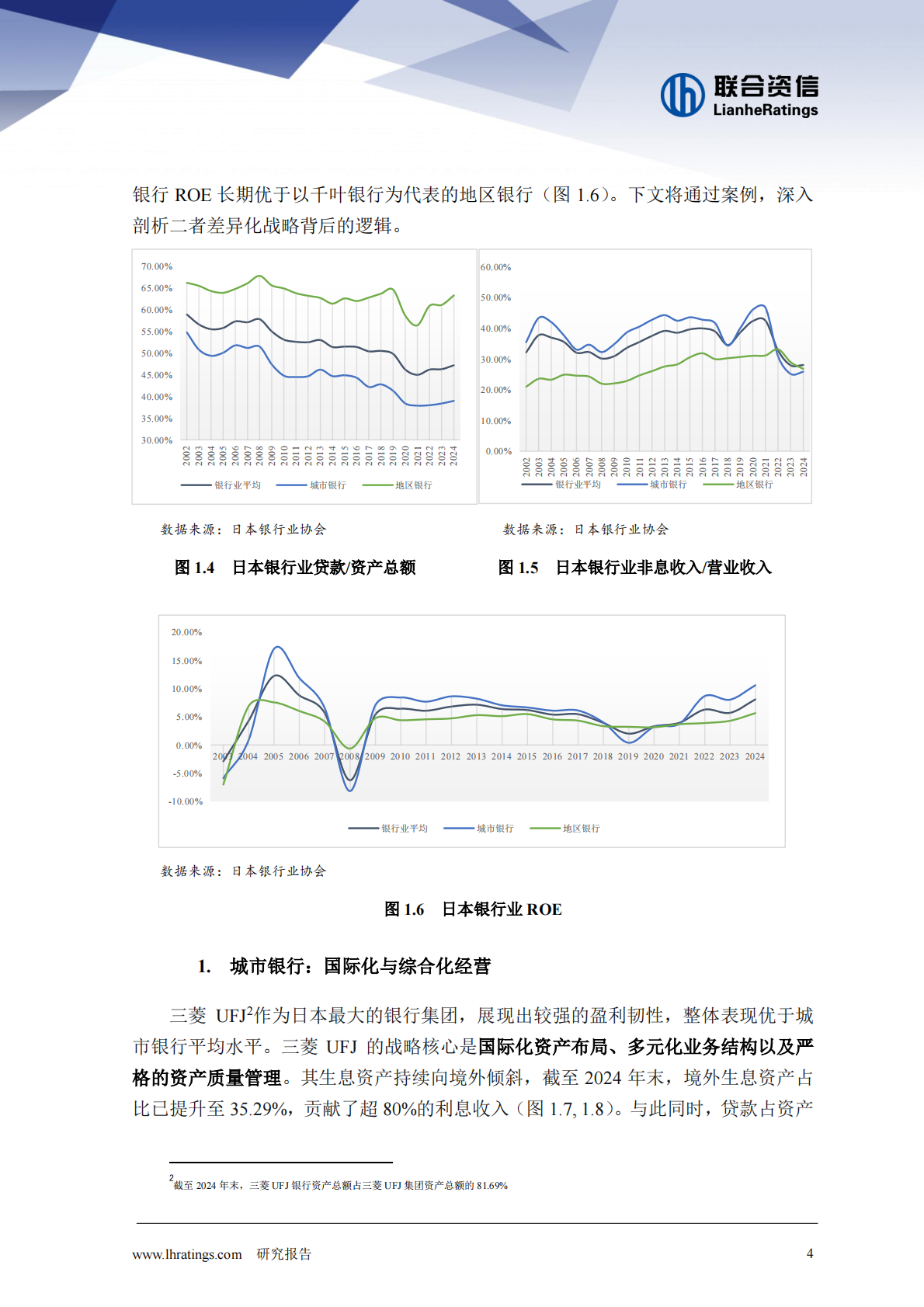 联合资信：低息差环境下的银行业生存图景：日本与欧洲的转型路径 第4页