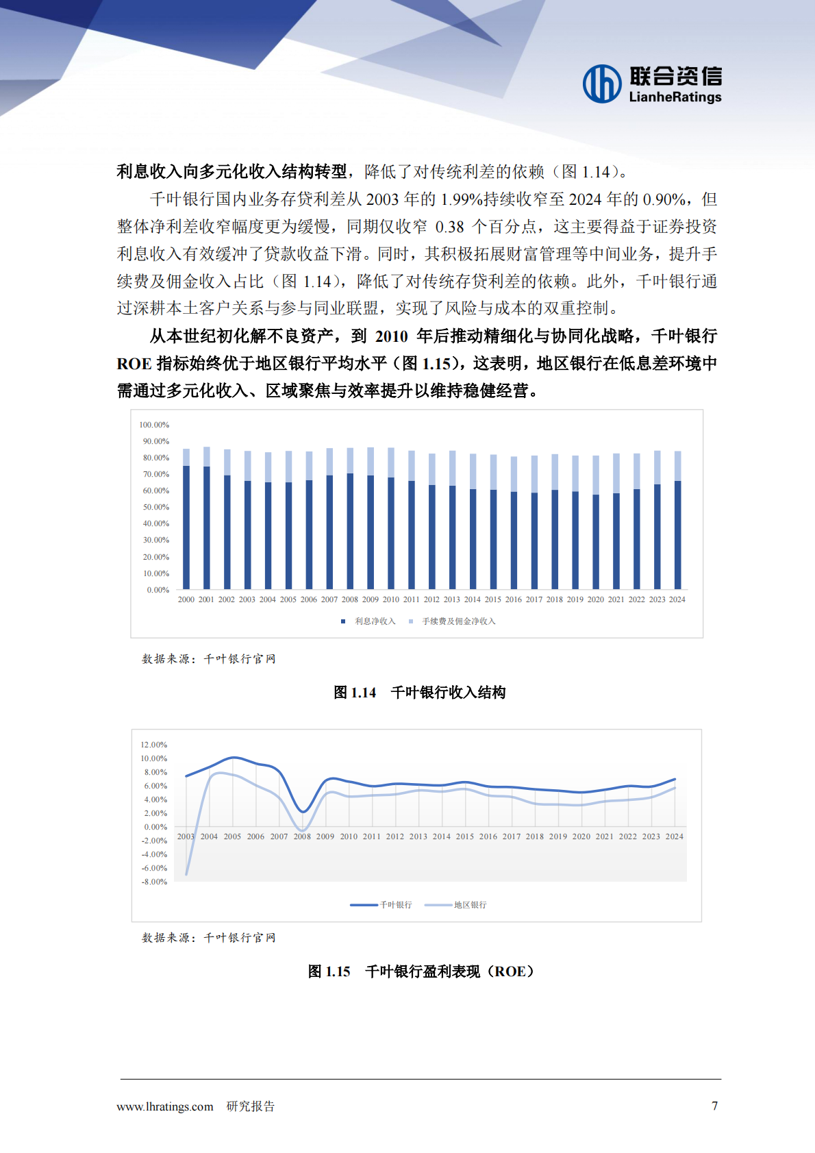 联合资信：低息差环境下的银行业生存图景：日本与欧洲的转型路径 第7页