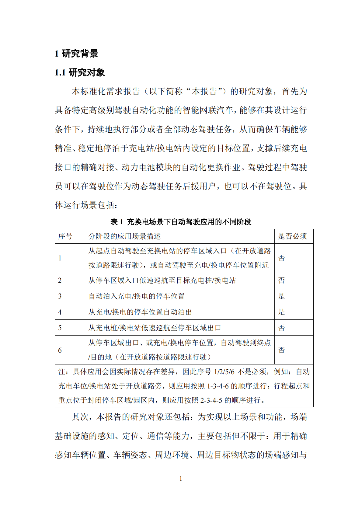 全国汽车标准化技术委员会：2026年充换电场景的自动驾驶应用标准化需求研究报告 第5页