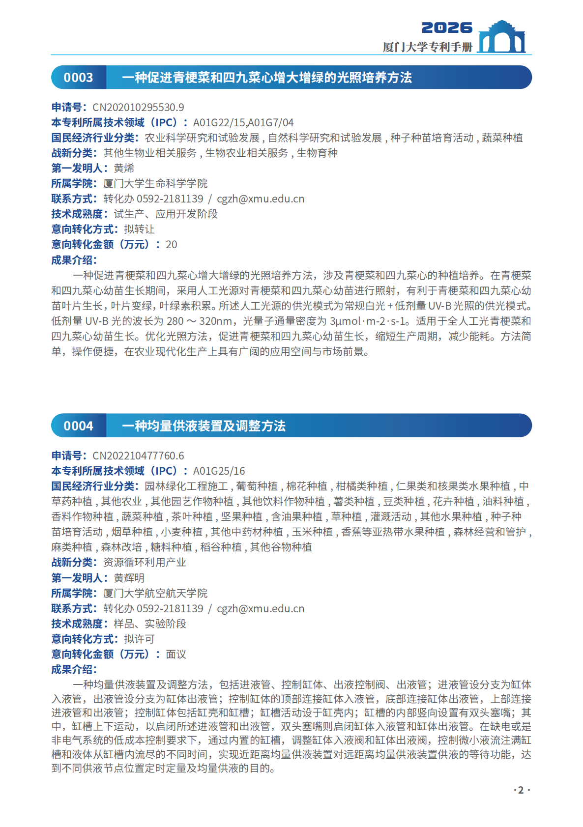 厦门大学：2026厦门大学专利手册（四星级） 第6页