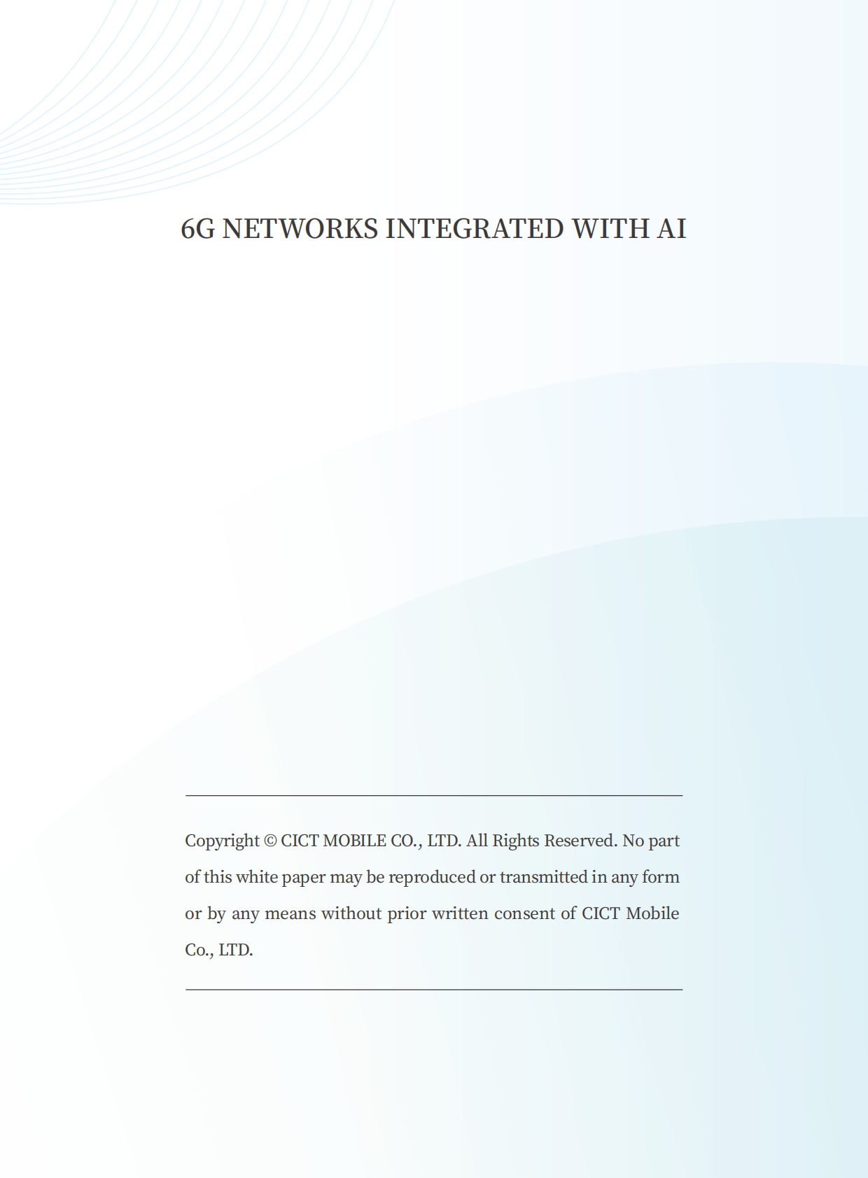 中信科移动：2026年与人工智能集成的6G网络报告（英文版） 第4页