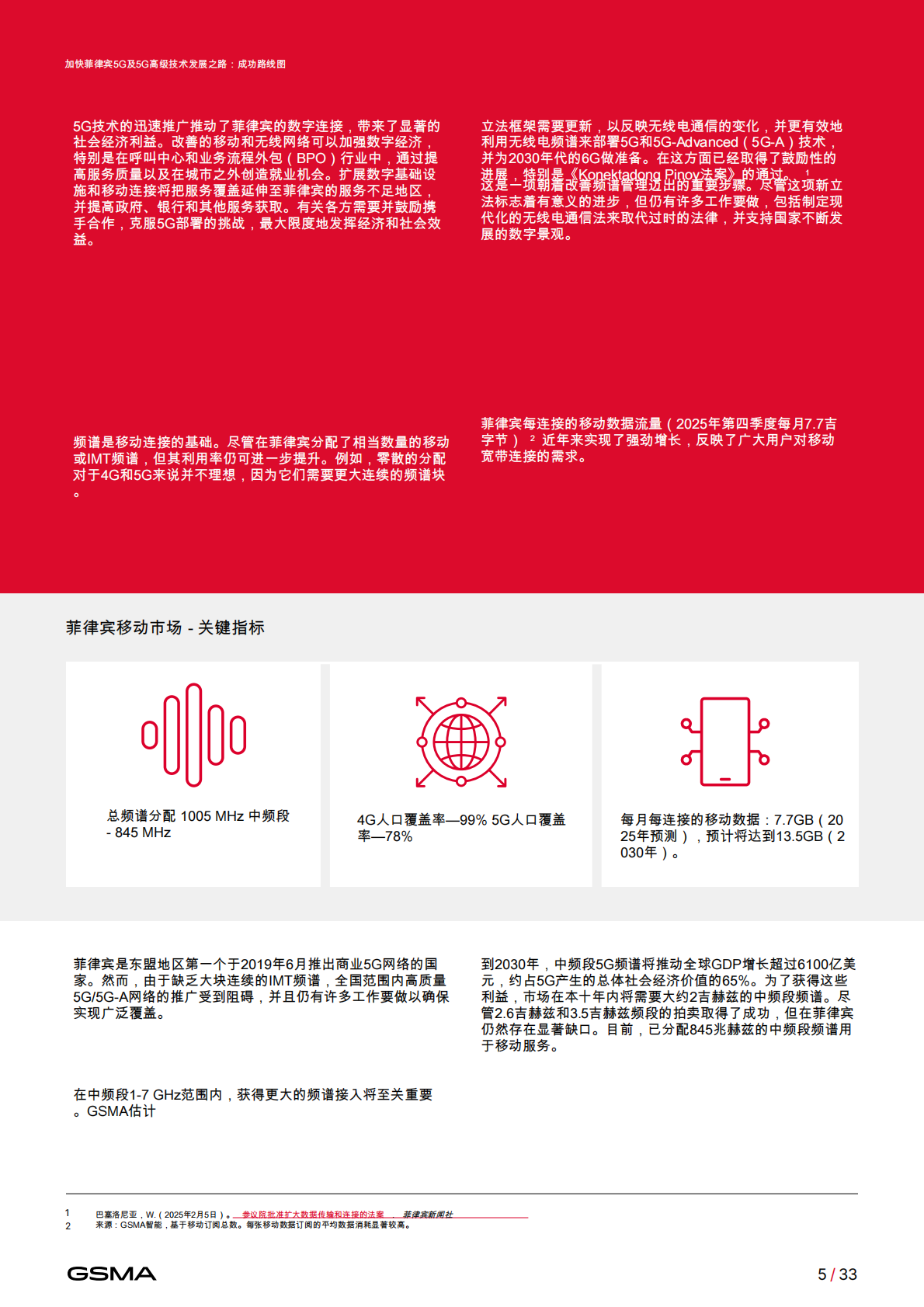 Advanced推进：成功路线图：加速菲律宾的5G和5G 第5页