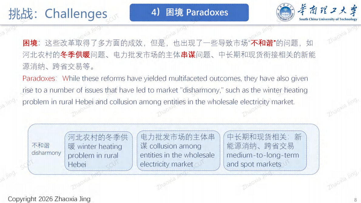 华南理工大学：如何通过机制的优化设计激励新型电力系统的协同规划、运行与演进&mdash;&mdash;基于&ldquo;机制控制&rdquo;的方法 第8页