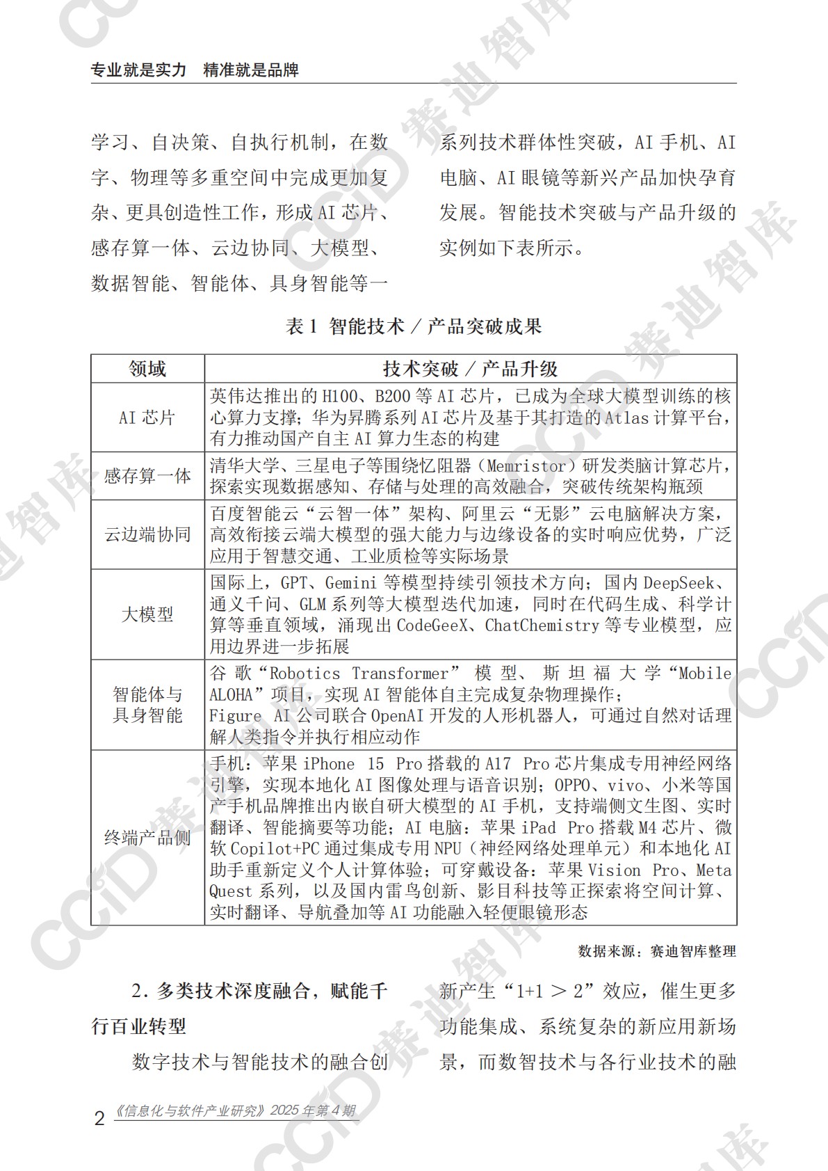 信息化与软件产业研究2025年第4期（总92期）：&ldquo;人工智能+&rdquo;大势下推动数字产业高质量发展的路径选择 第6页