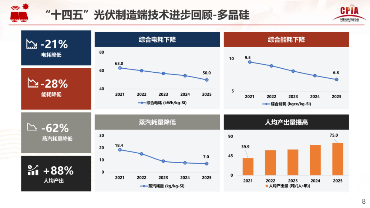 中国光伏行业协会：光伏行业&ldquo;十四五&rdquo;发展回顾与&ldquo;十五五&rdquo; 形势展望 第8页