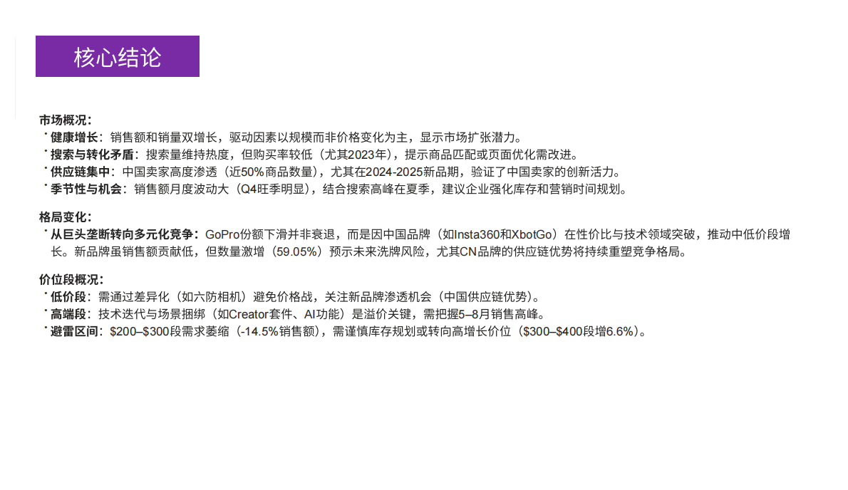 蔚云出海：运动相机美国市场研究报告&mdash;&mdash;数据驱动的跨境电商品牌化转型市场指南 第4页