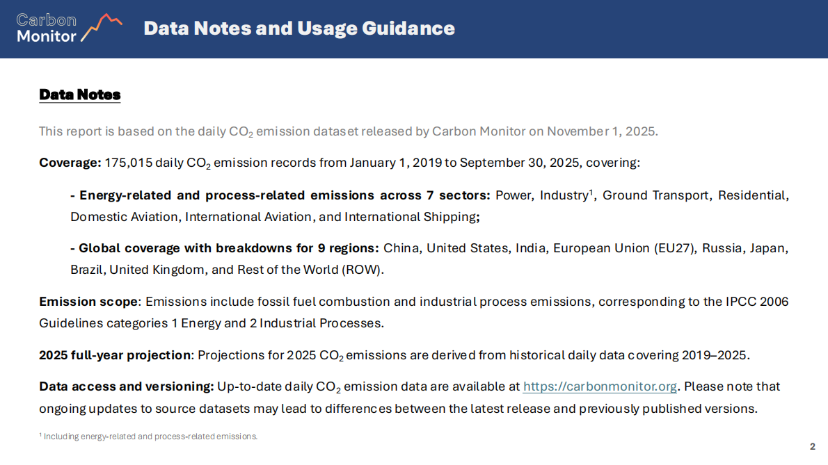 Carbon Monitor：全球近实时碳排放报告2025（英文） 第3页