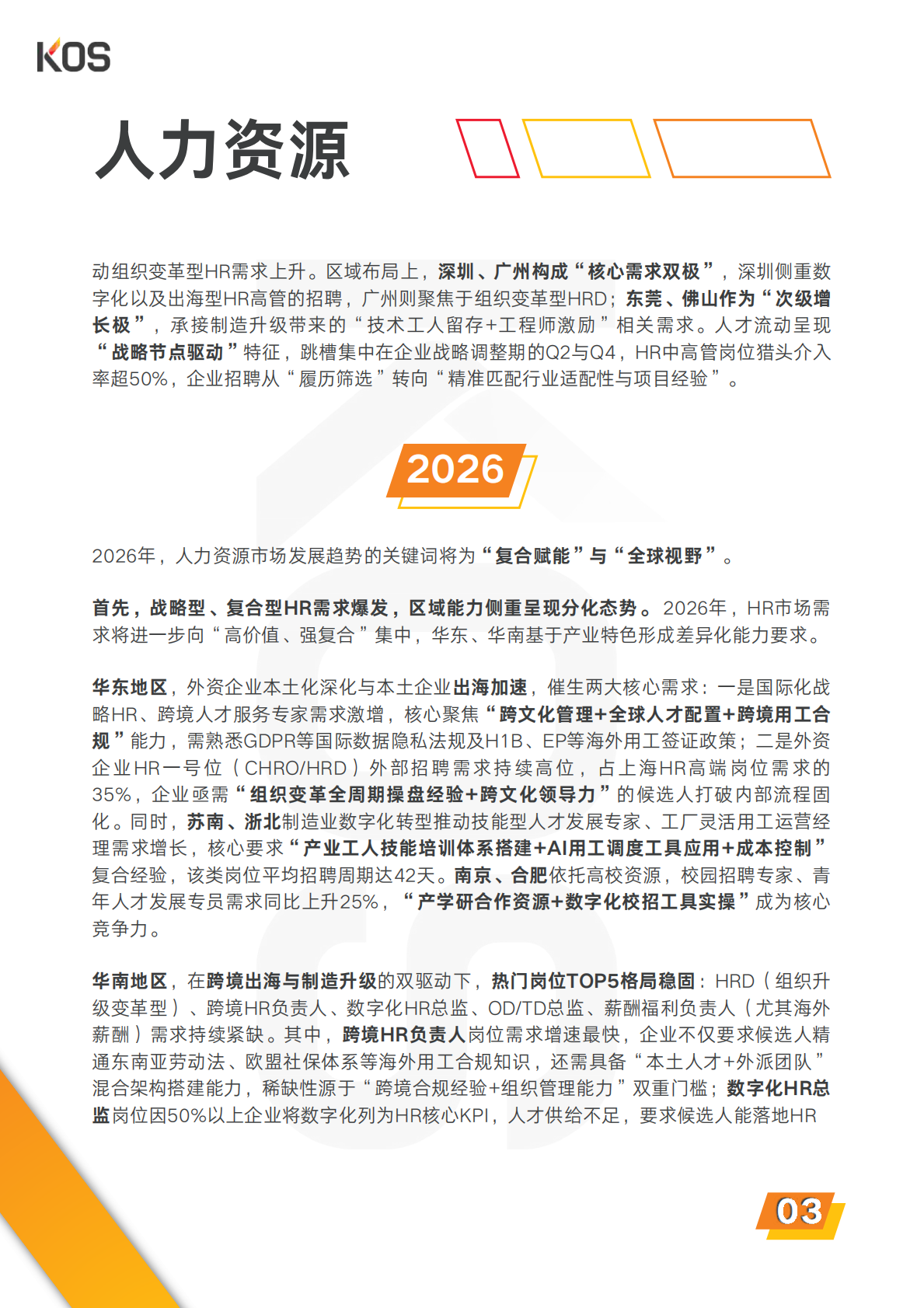 KOS高奥士国际：2026中国人才市场招聘趋势报告 第6页