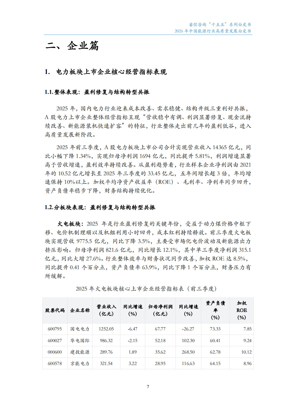 睿信咨询：2026年中国能源行业高质量发展白皮书 第8页