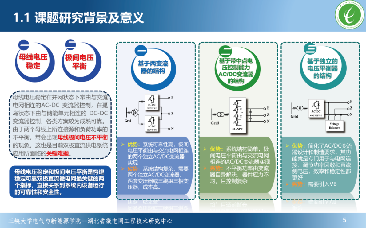 三峡大学：面向双极直流微电网的端口极间电压自均衡变流器 第5页