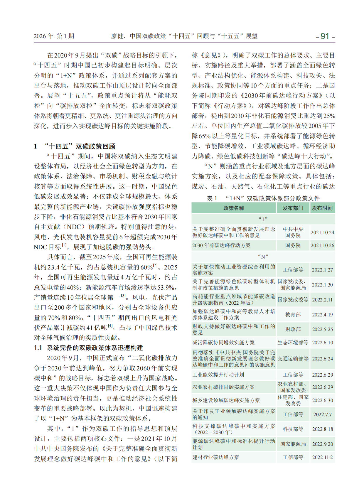中国双碳政策&ldquo;十四五&rdquo;回顾与&ldquo;十五五&rdquo;展望 第3页