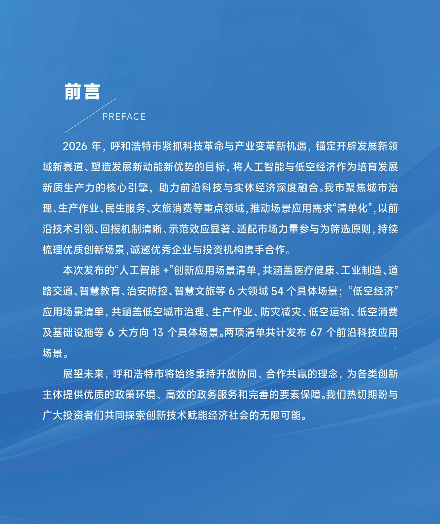 呼和浩特市发改委：2026呼和浩特市人工智能和低空经济应用场景清单 第2页