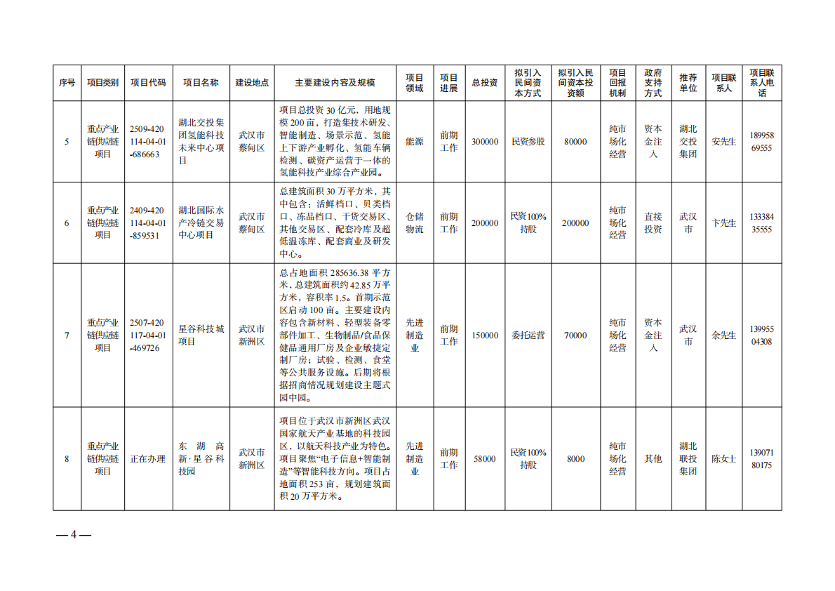 2025年第二批面向民间资本的投资项目清单 第4页