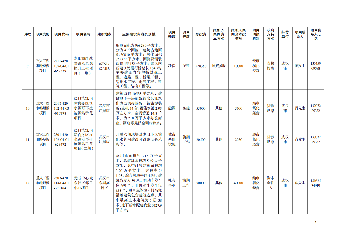 2025年第二批面向民间资本的投资项目清单 第5页