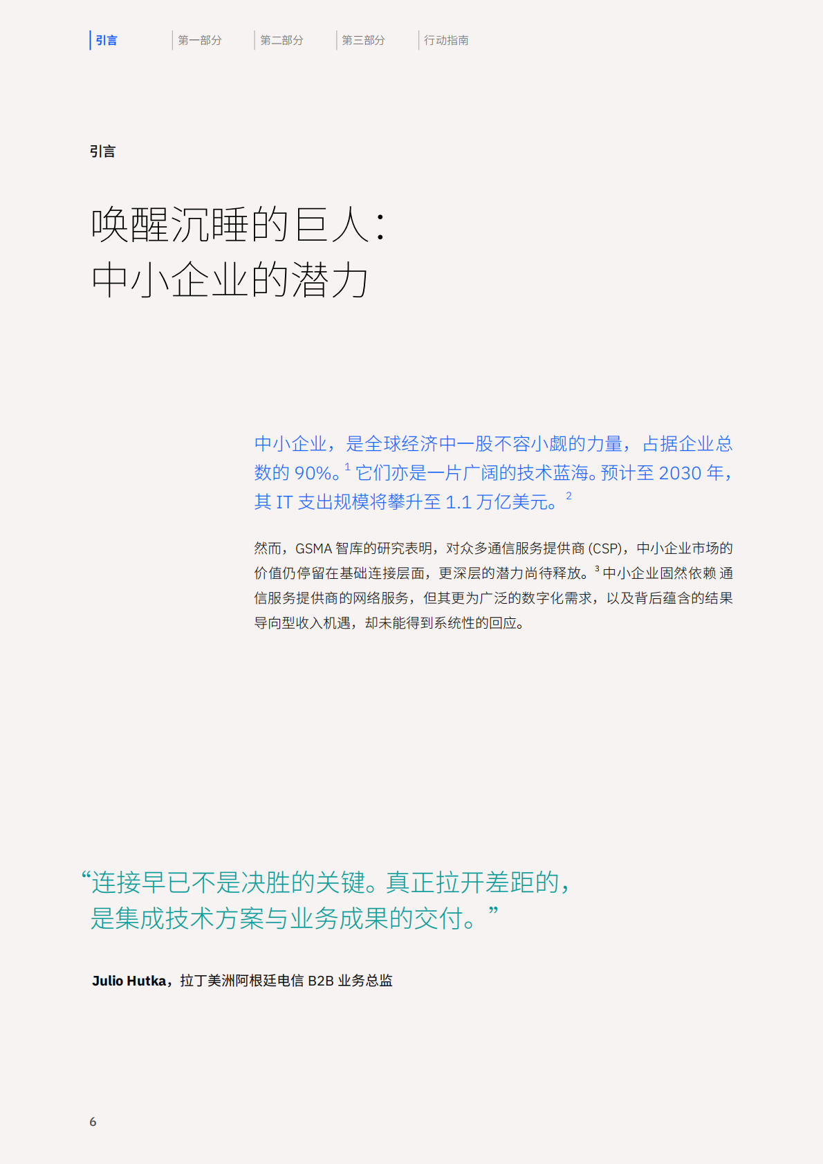 2026超越连接共赢增长电信运营商携手中小企业共拓增长新局研究报告-IBM 第6页