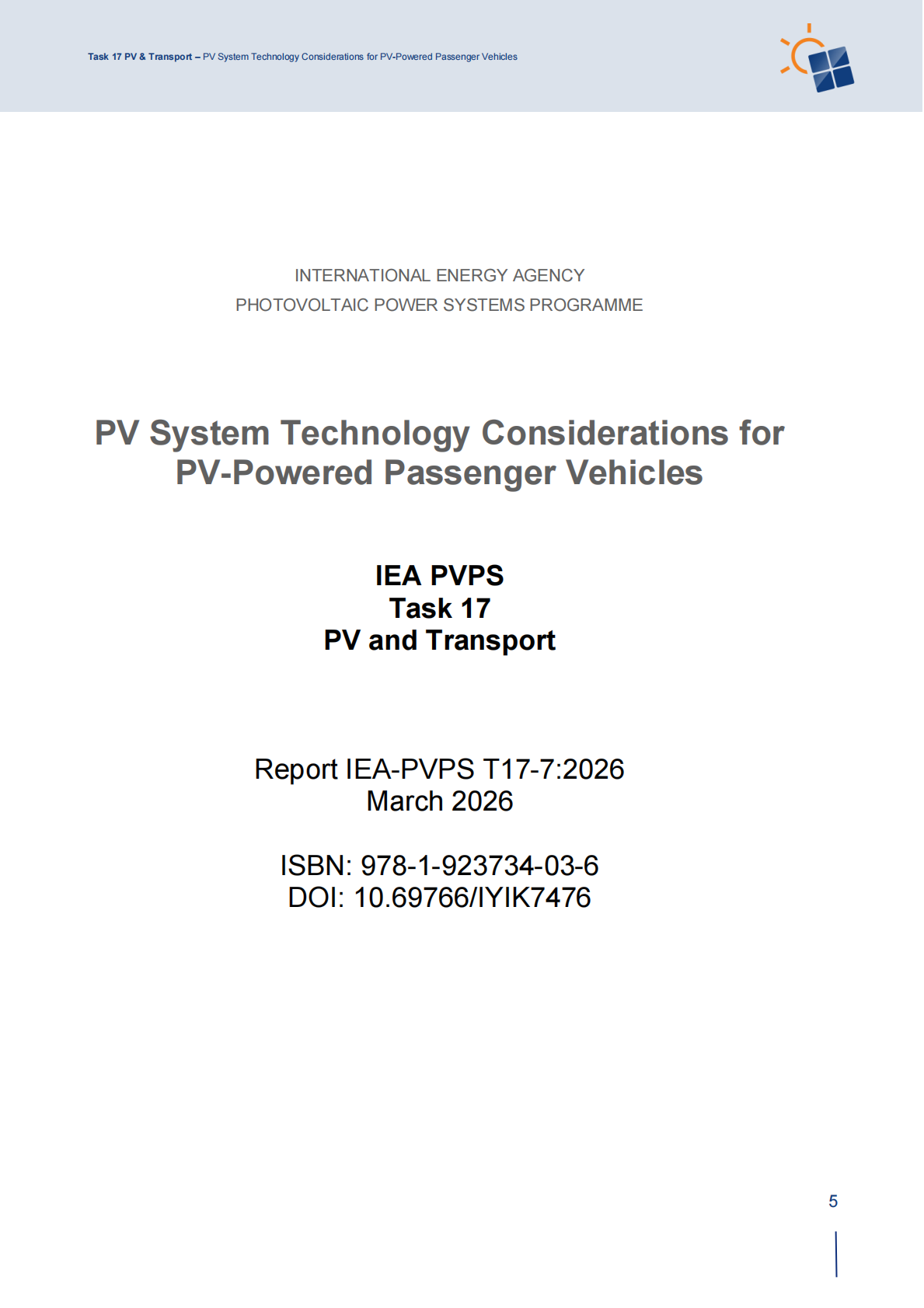 2026年光伏乘用车光伏系统技术考量研究报告（英文版）-IEA PVPS 第3页