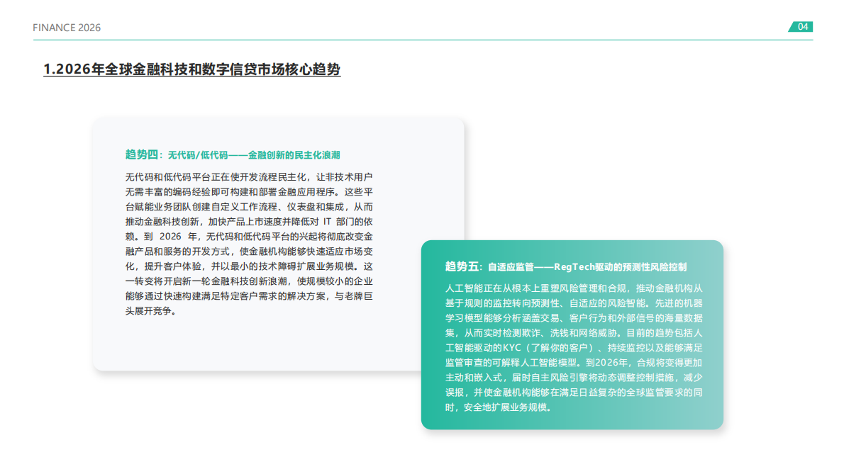 2026 全球金融科技白皮书&mdash;&mdash;AI 驱动下的数字信贷与智能通信新范式-颂量 第6页
