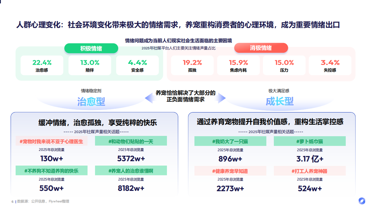 2026宠物行业趋势报告-从 &ldquo;养宠&rdquo; 到 &ldquo;家人&rdquo;：宠物行业迎来新时代、新需求-Flywheel飞未 第6页