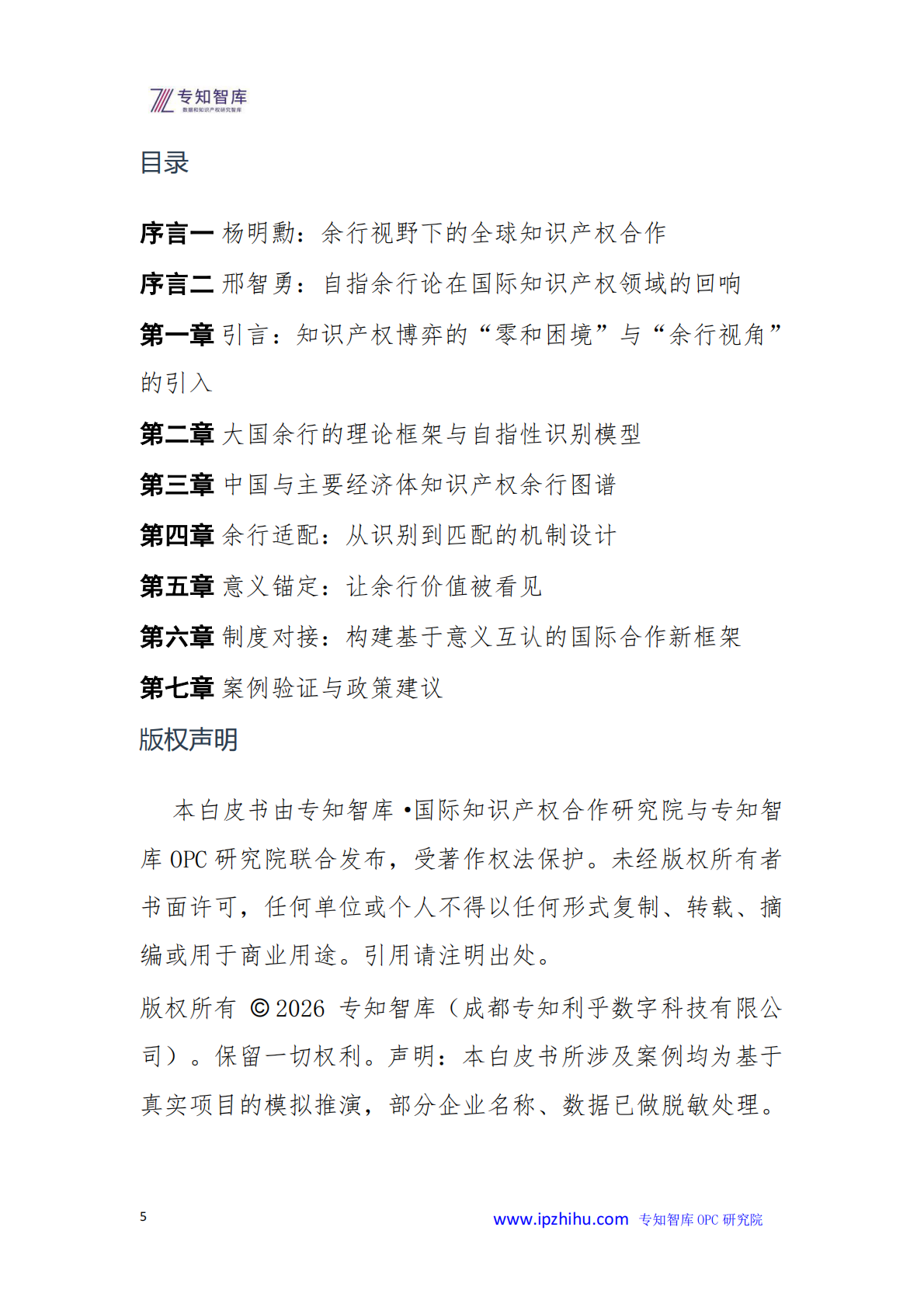 大国余行知识产权战略博弈中的意义缝隙与价值共创-基于自指余行论的国际合作新范式白皮书-专知智库.国际知识产权合作研究院 第5页
