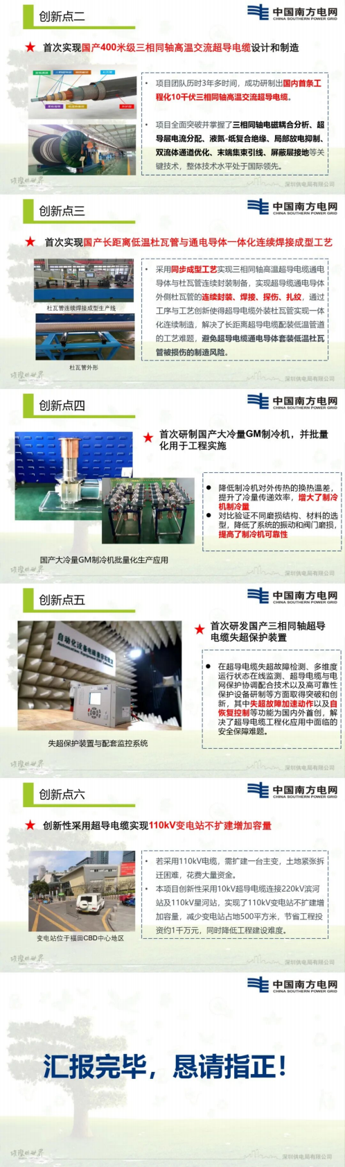 全球首个应用于城市中心高供电可靠性需求区域的超导电缆示范工程&mdash;&mdash;深圳供电局超导电缆示范工程介绍-南方电网 第3页