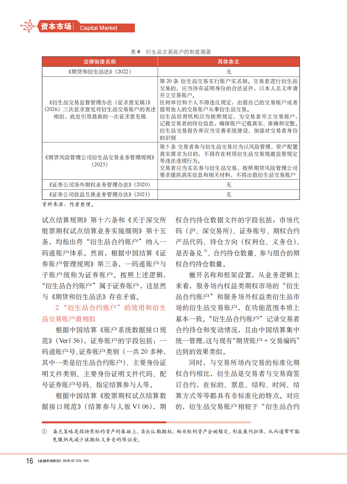 中国特色衍生品交易账户体系建设探索-金融市场研究 第6页