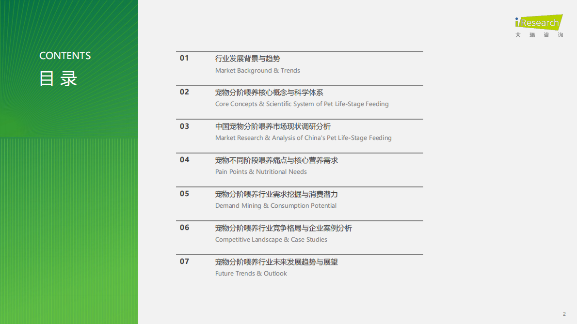 2026年中国宠物分阶喂养行业绿皮书-艾瑞咨询 第2页