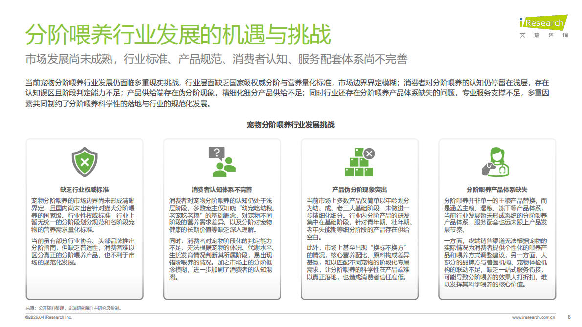 2026年中国宠物分阶喂养行业绿皮书-艾瑞咨询 第8页