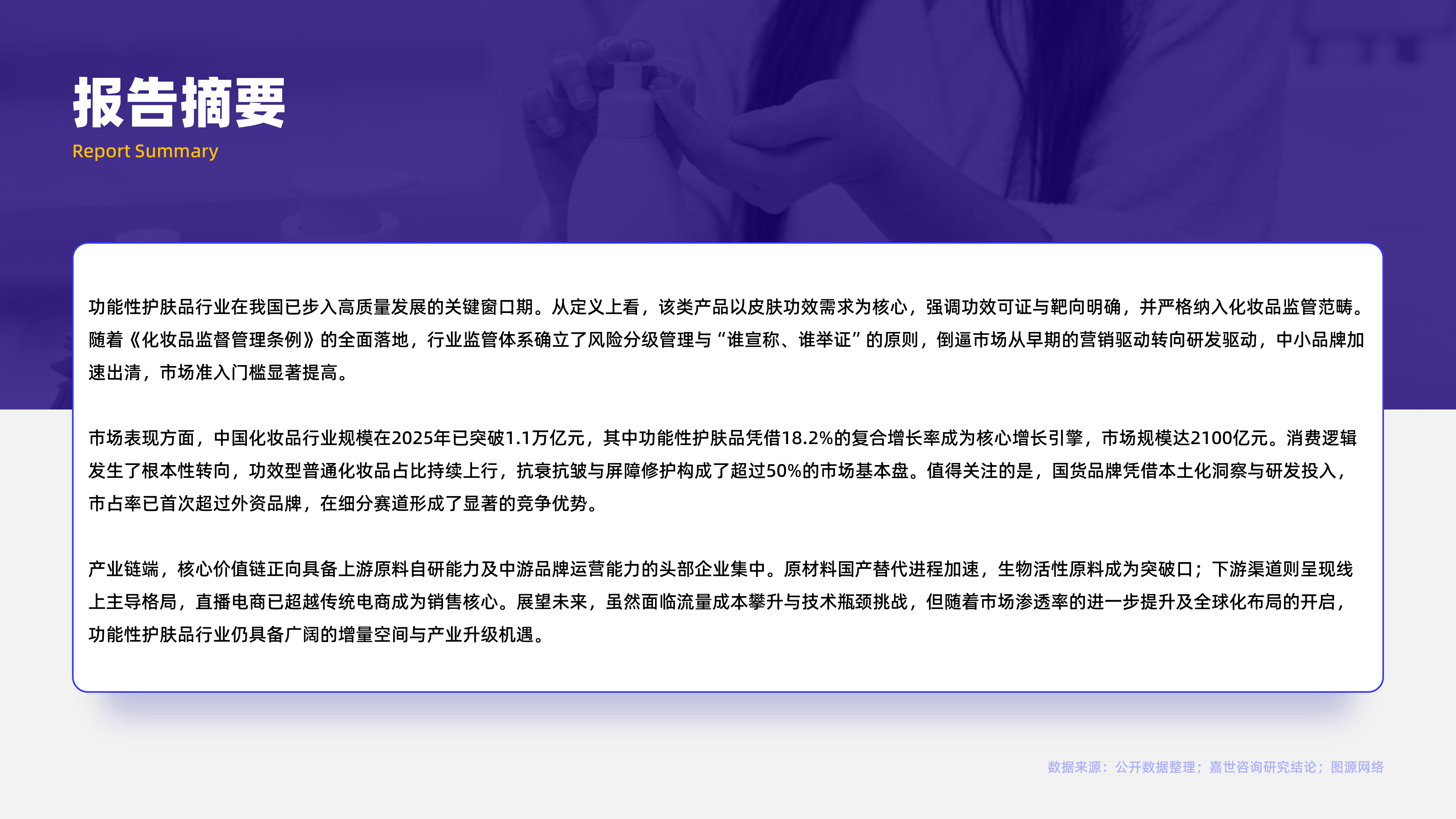 2026年功能性护肤品行业报告-嘉世咨询 第2页
