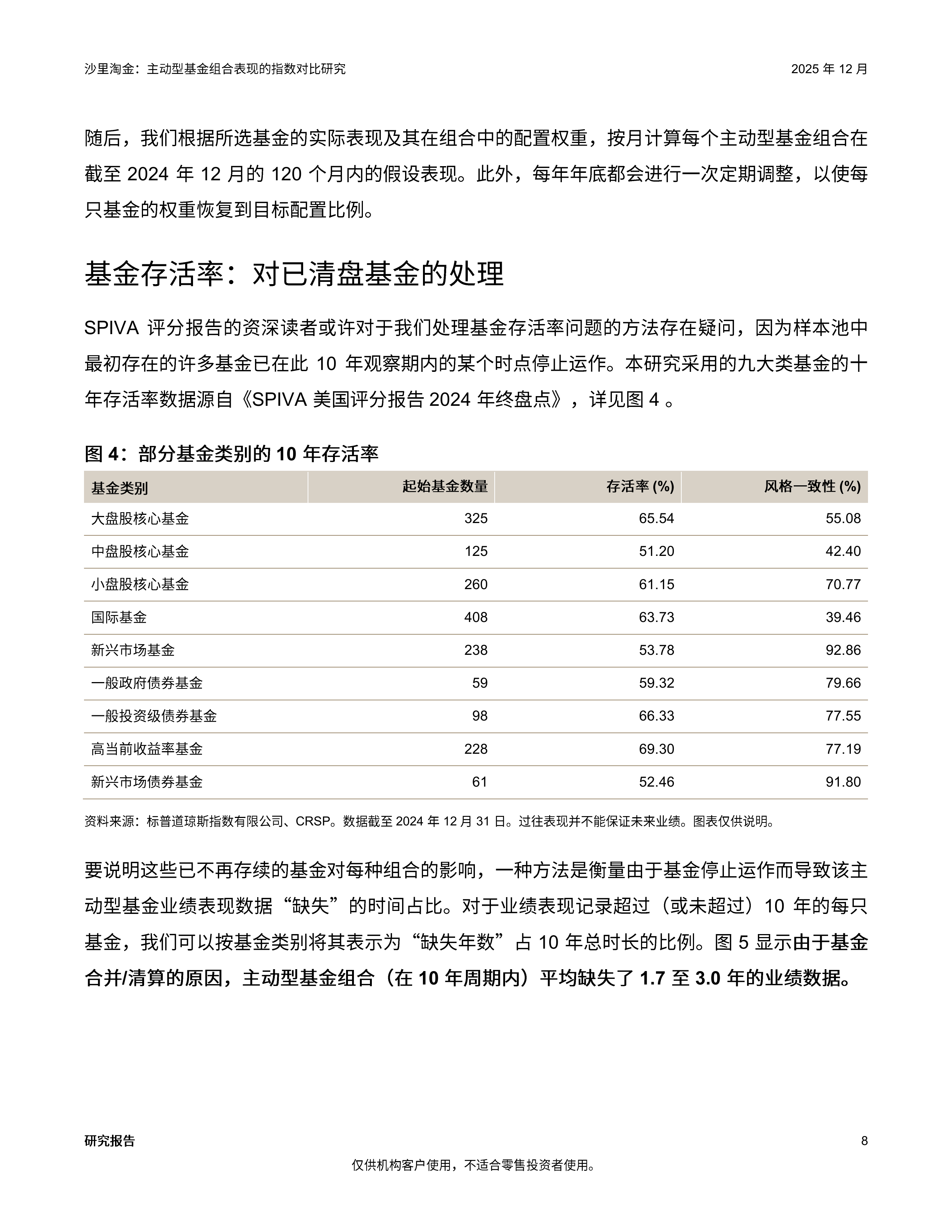 2026沙里淘金主动型基金组合表现的指数对比研究报告-标普全球 第8页