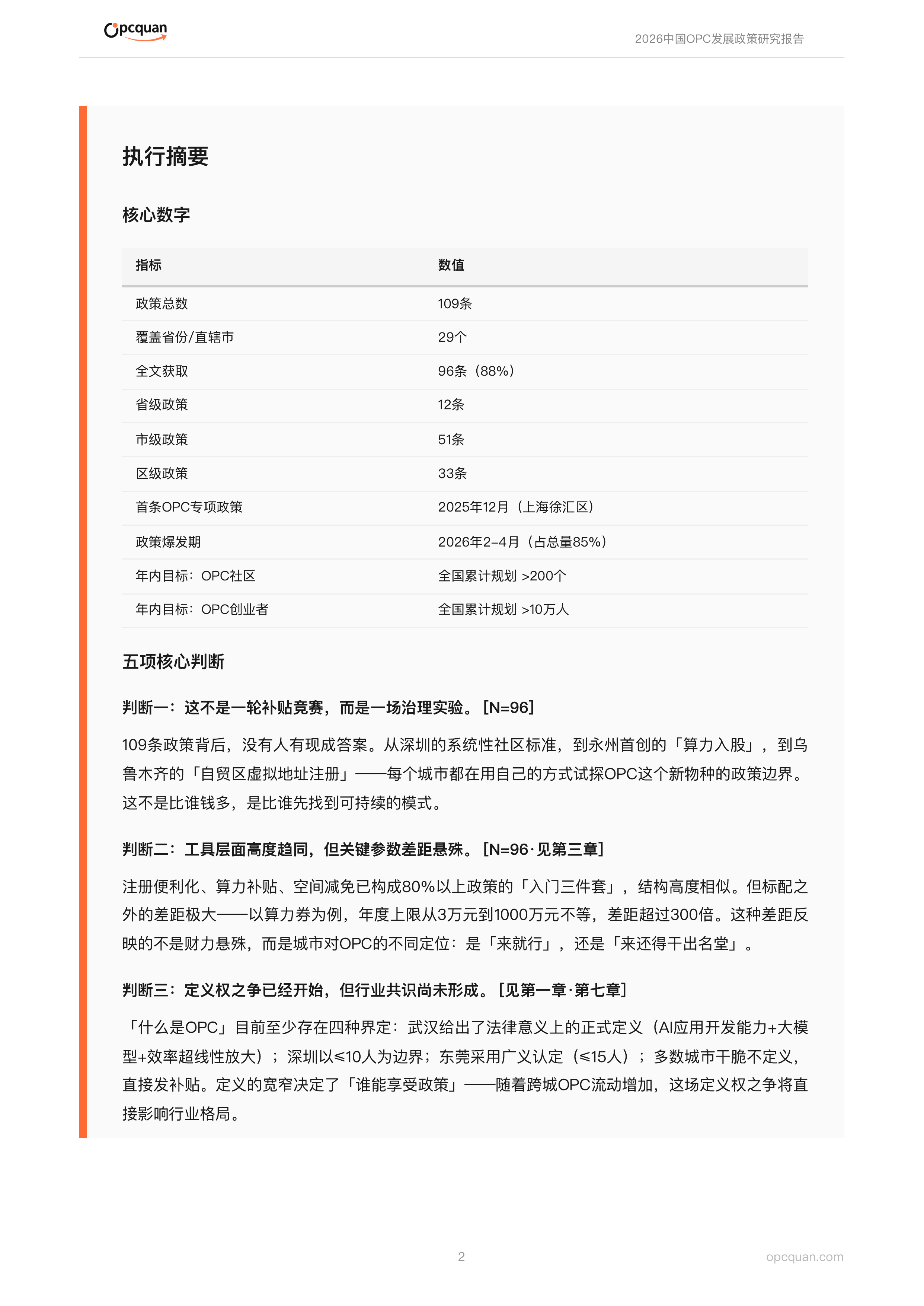 2026中国OPC发展政策研究报告-OPC圈 第2页
