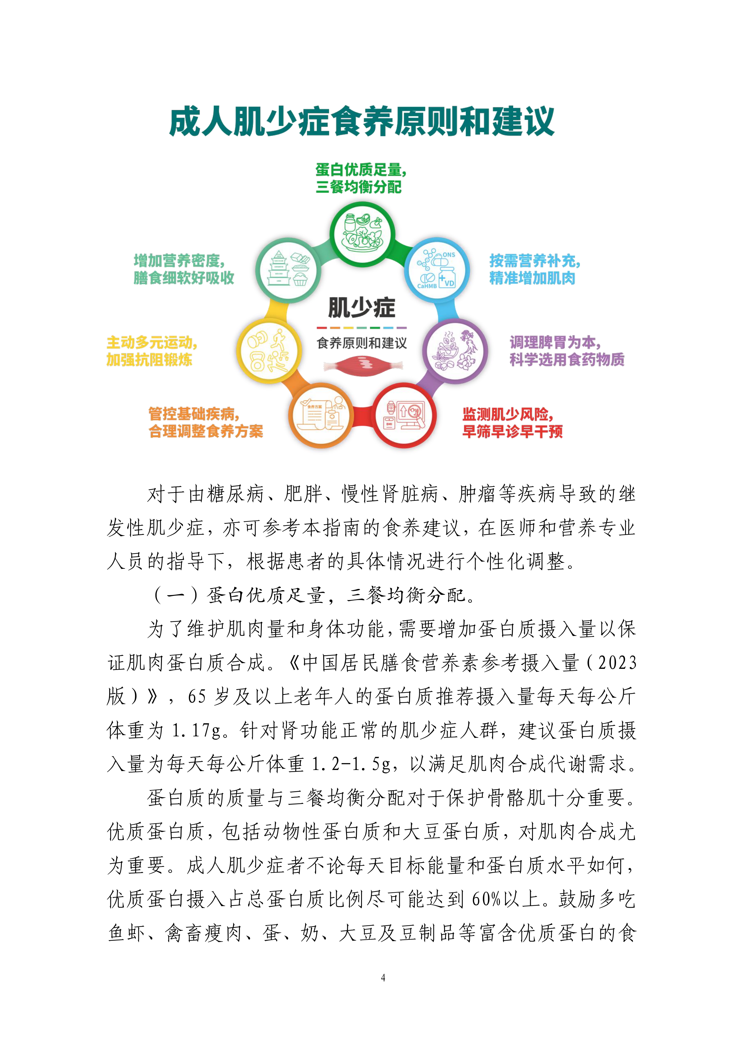 成人肌少症食养指南（2026年版）-国家卫健委 第8页