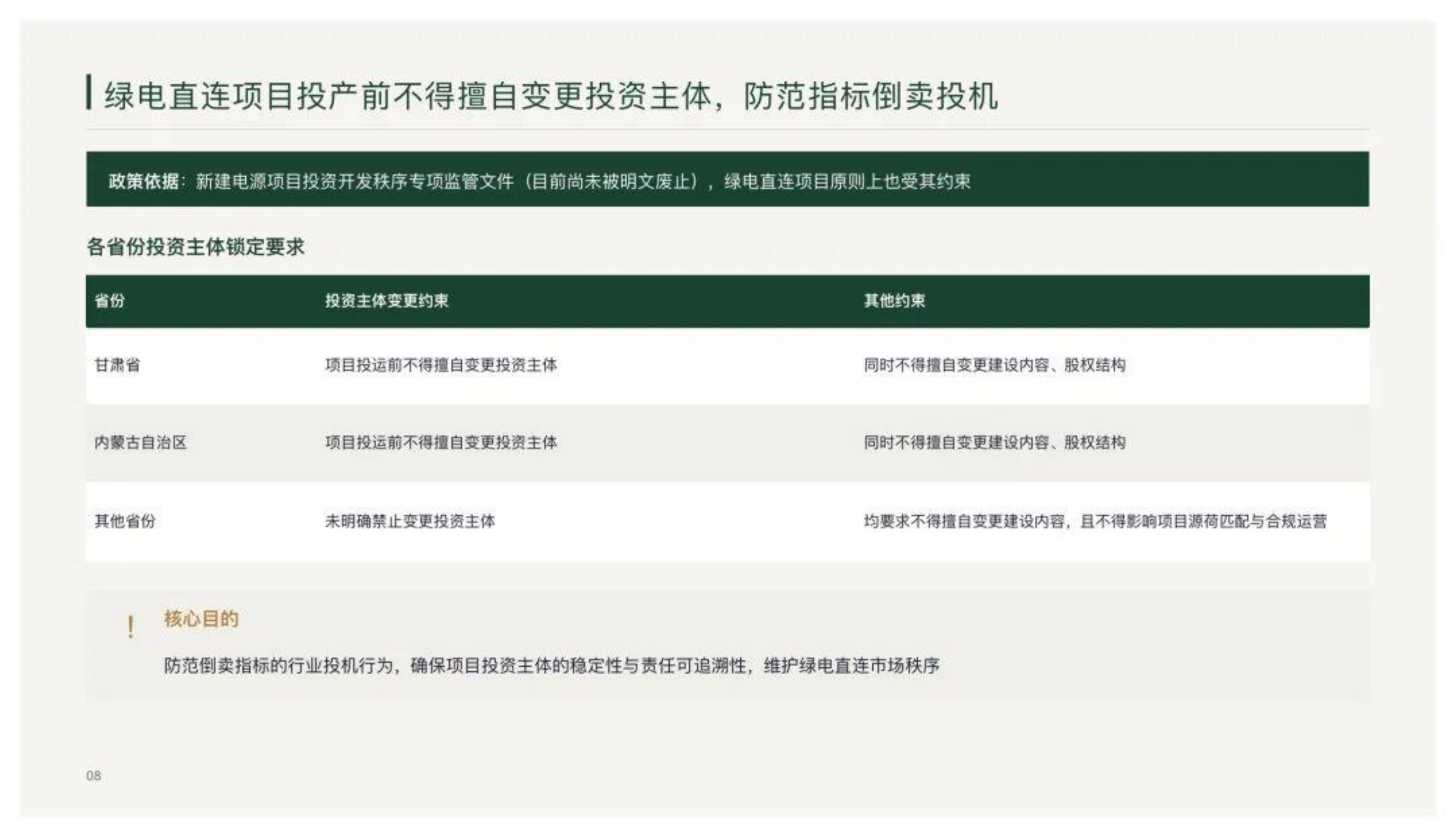 綠电直连项目：七大投资刚性要求与合规红线 第8页