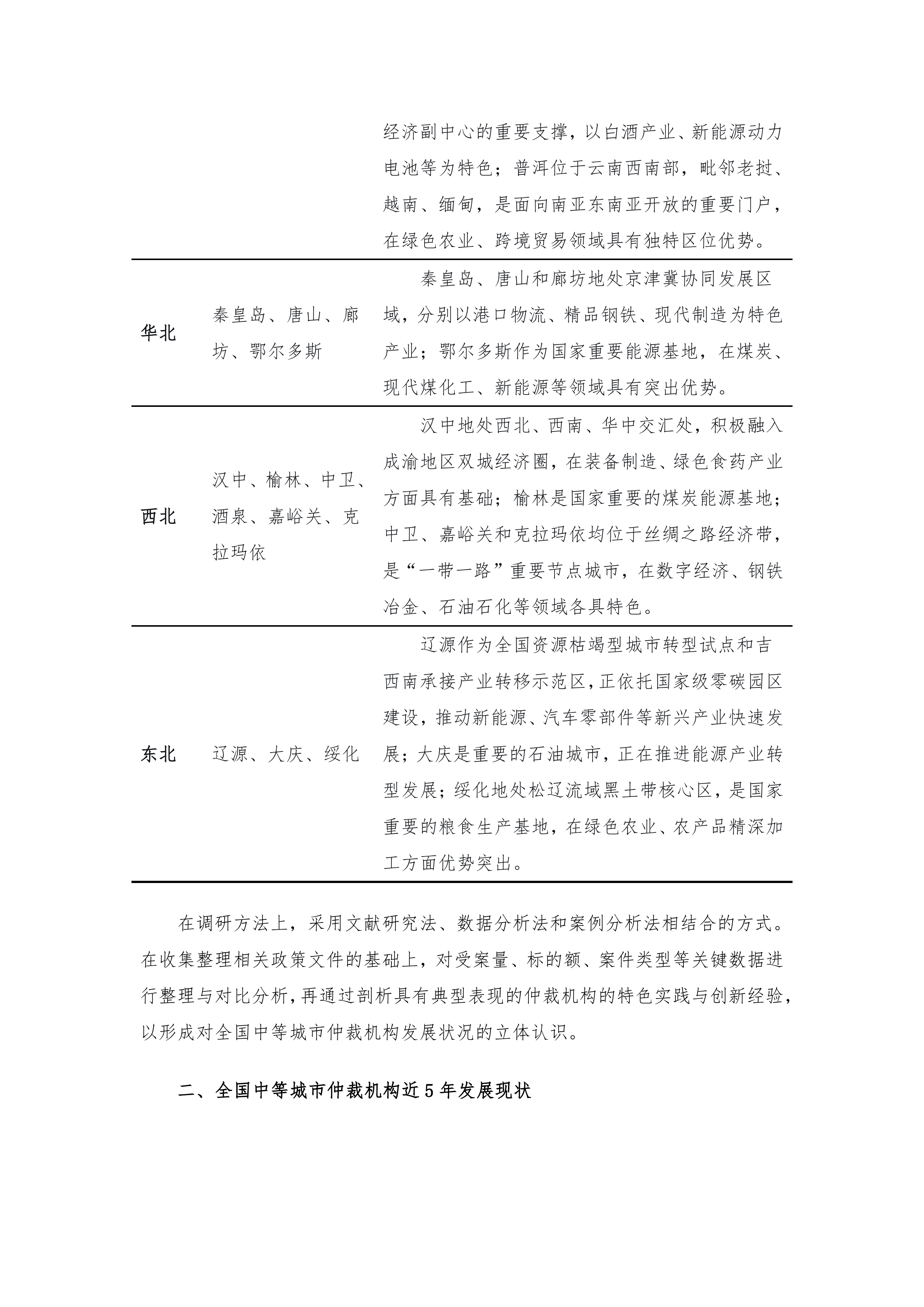 全国中等城市仲裁机构发展状况调研报告-仲裁研究院 第4页