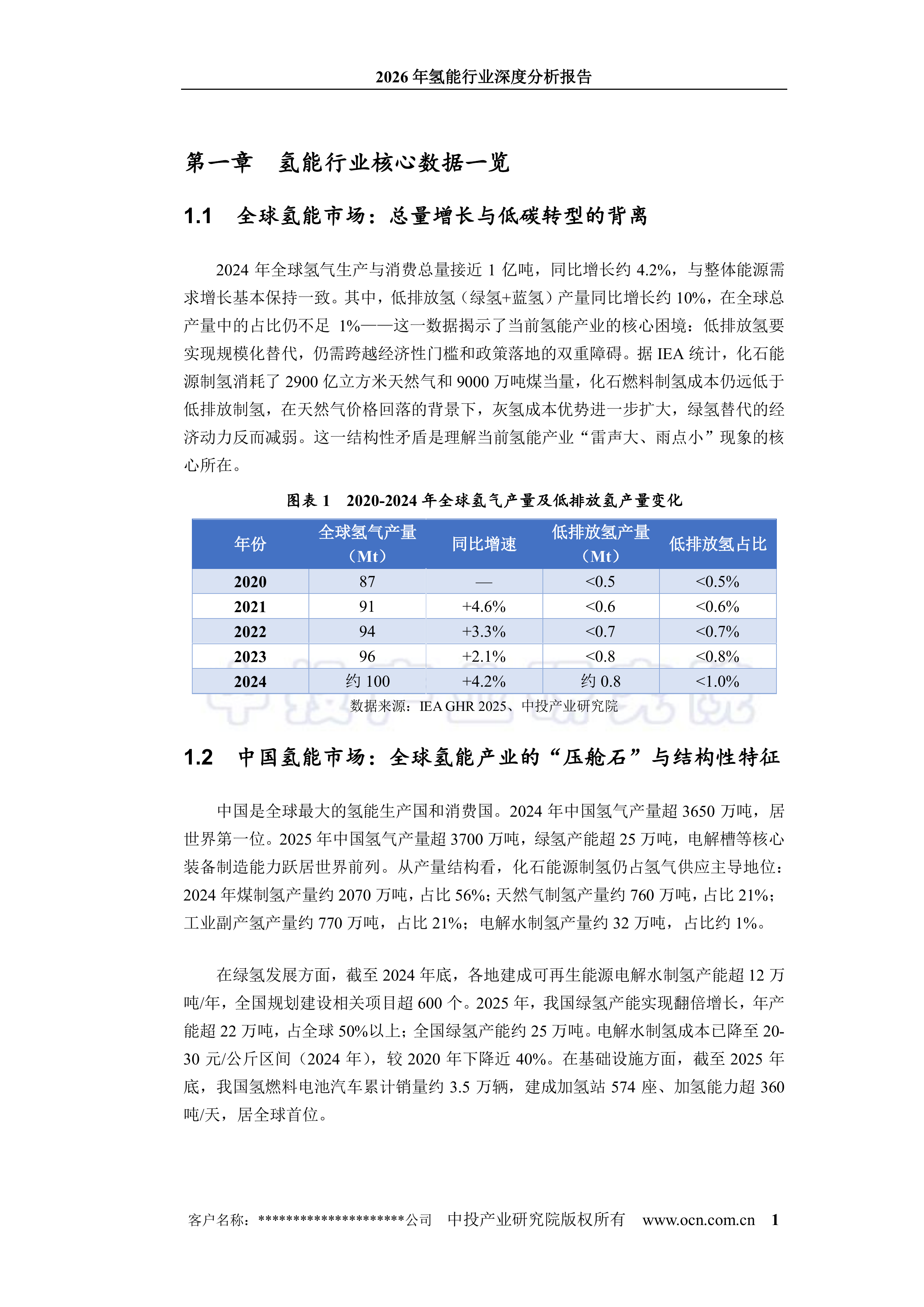 2026年氢能行业深度分析报告-中投顾问 第7页