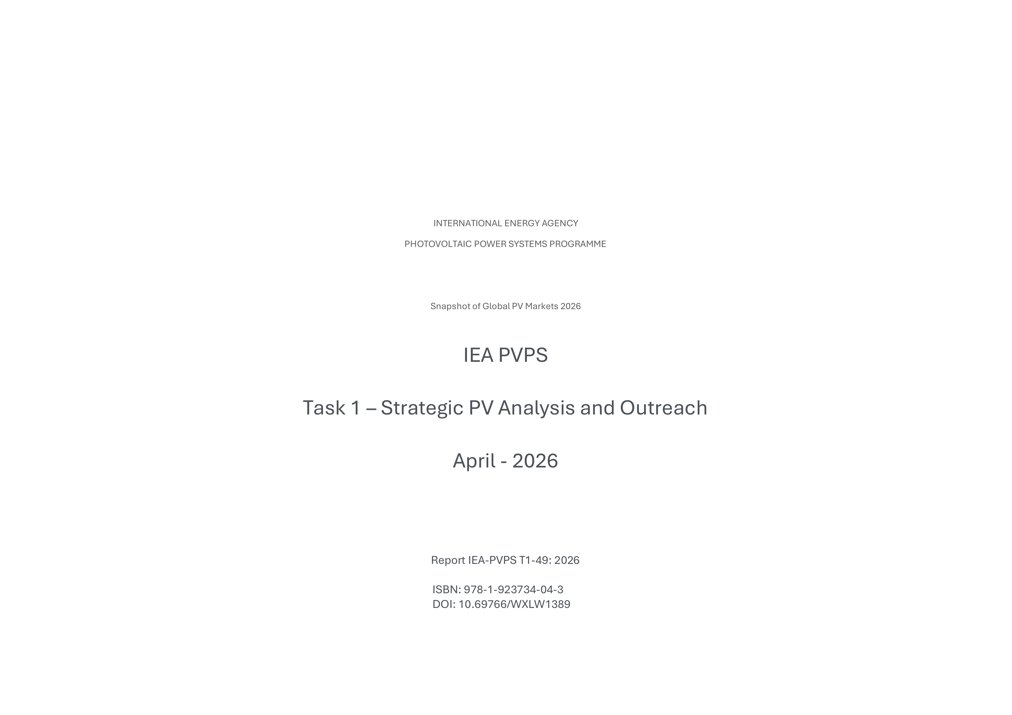 2026年全球光伏市场概览报告（英文版）-IEA PVPS 第2页