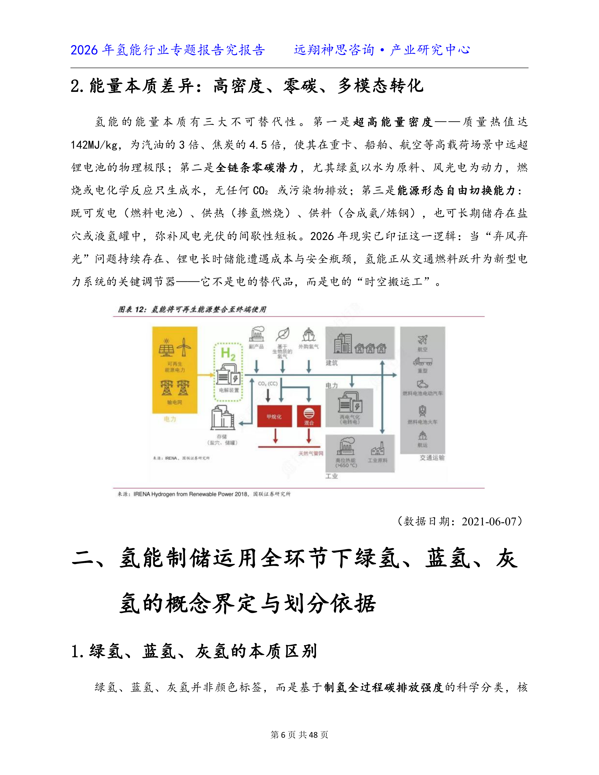 2026中国氢能行业专题市场研究报告-远翔神思咨询 第6页