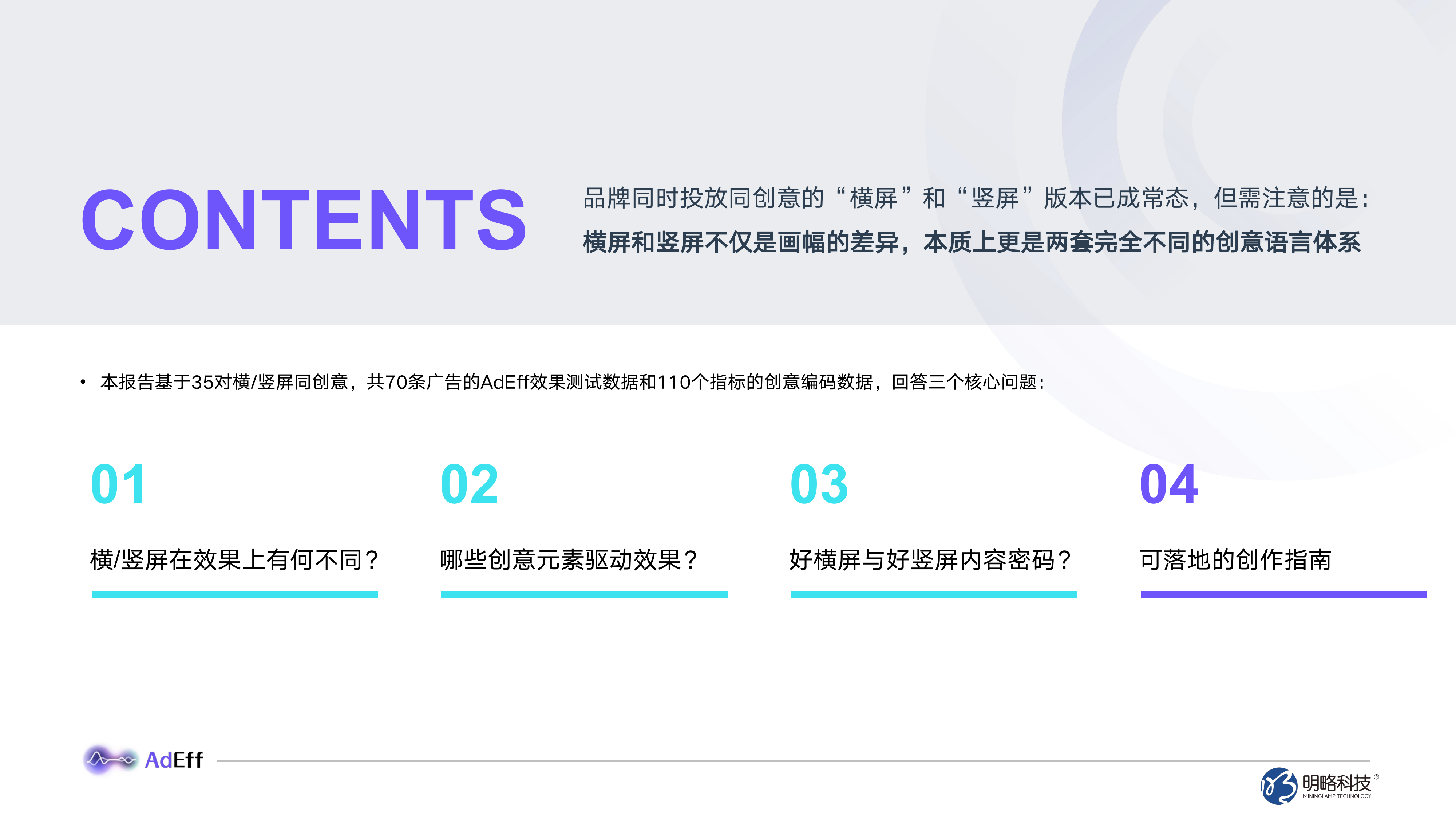 横竖屏广告创意效果分析与创作指南-明略科技 第2页