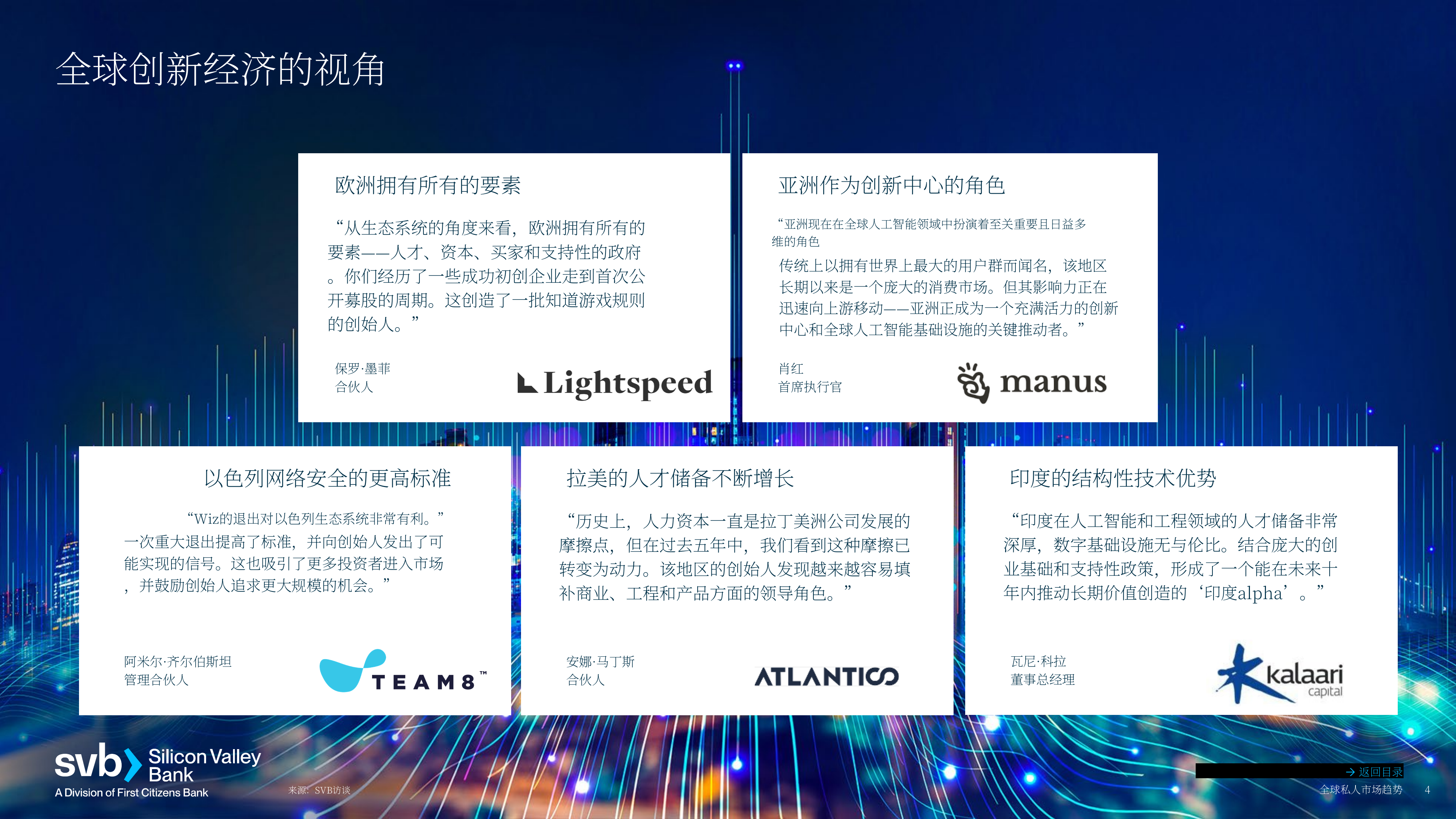 2026年全球私⼈市场趋势报告-SVB对创新经济的全球展望-SVB硅谷银行 第4页