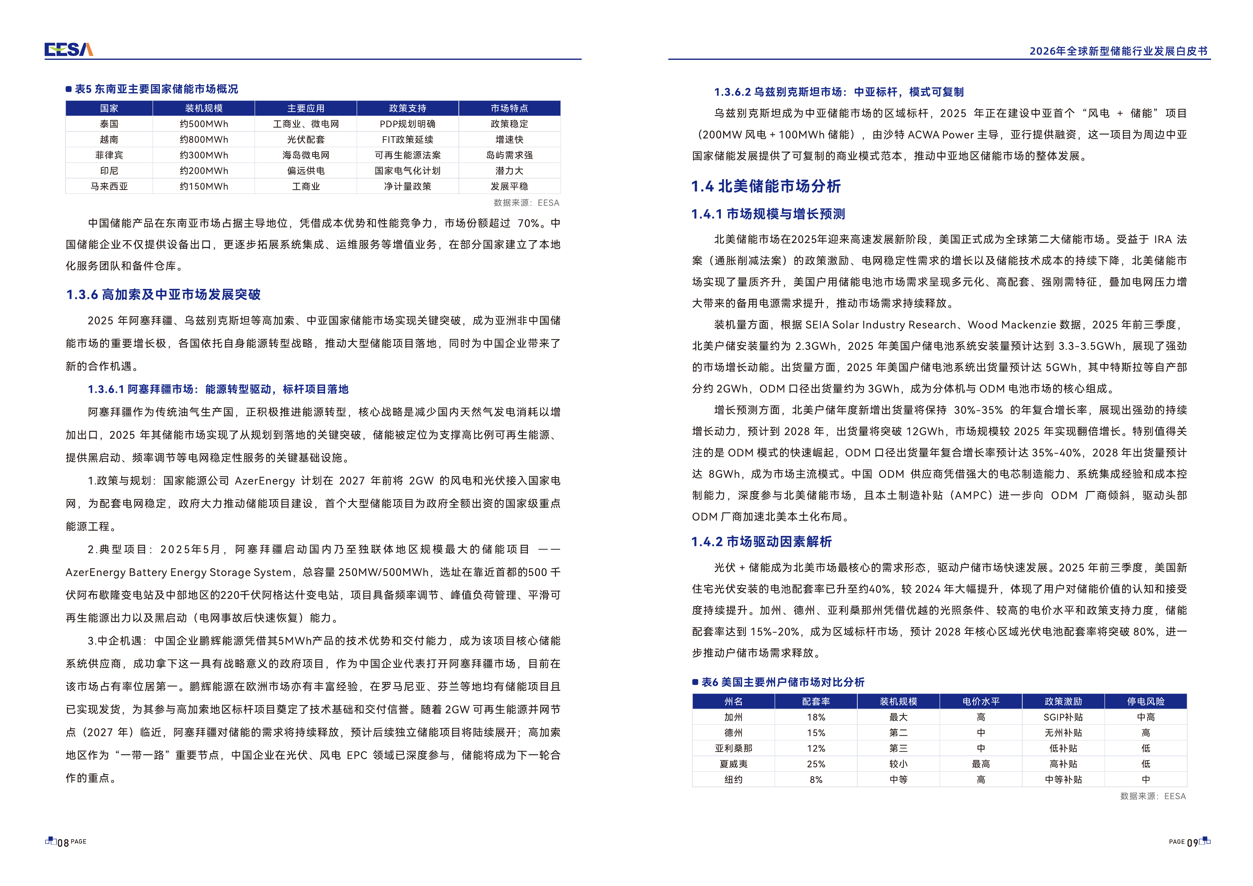 2026年全球新型储能行业发展白皮书-机遇与挑战-EESA 第7页