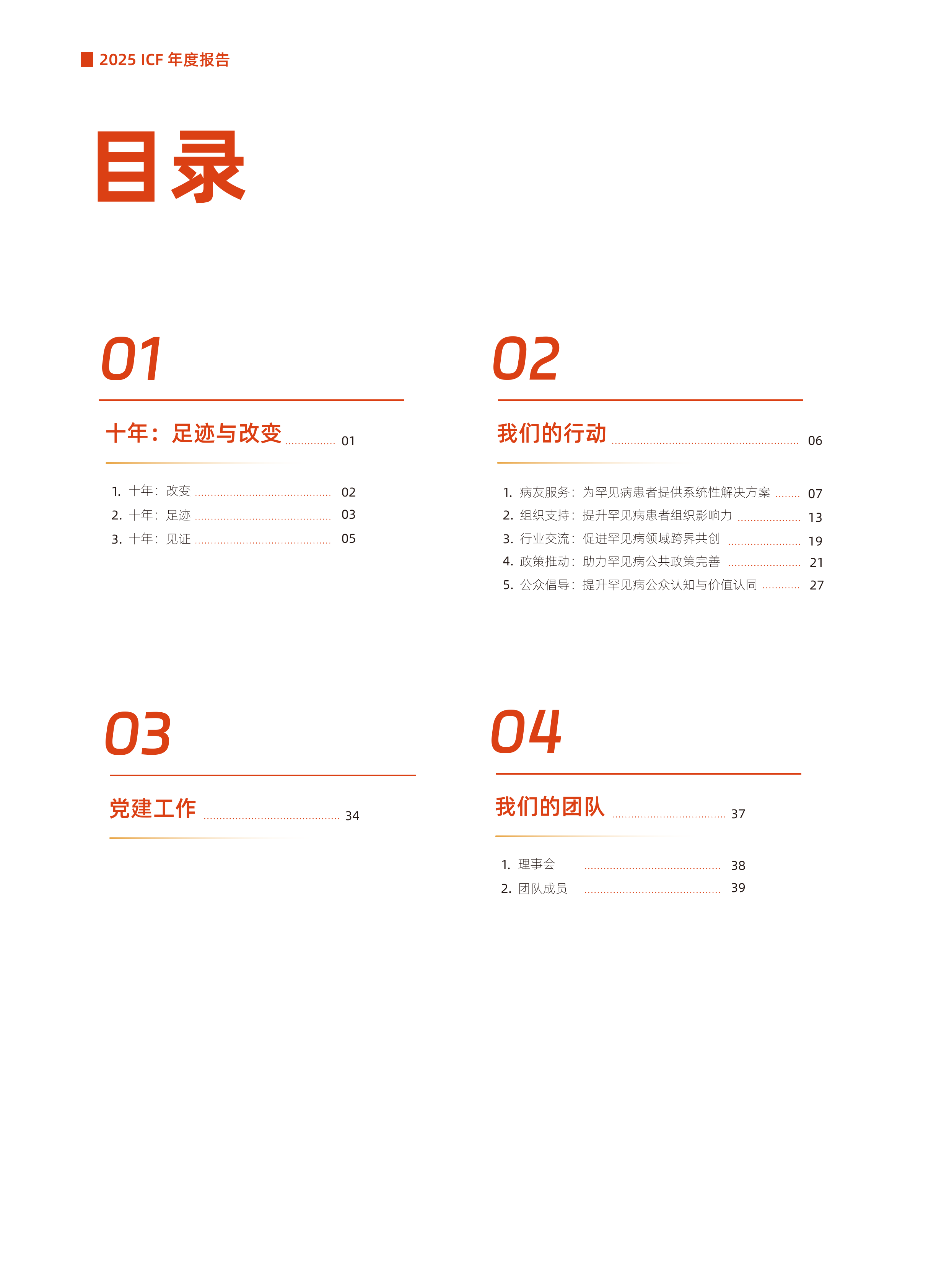 北京病痛挑战公益基金会2025年度报告暨十周年特刊-病痛挑战基金会 第4页