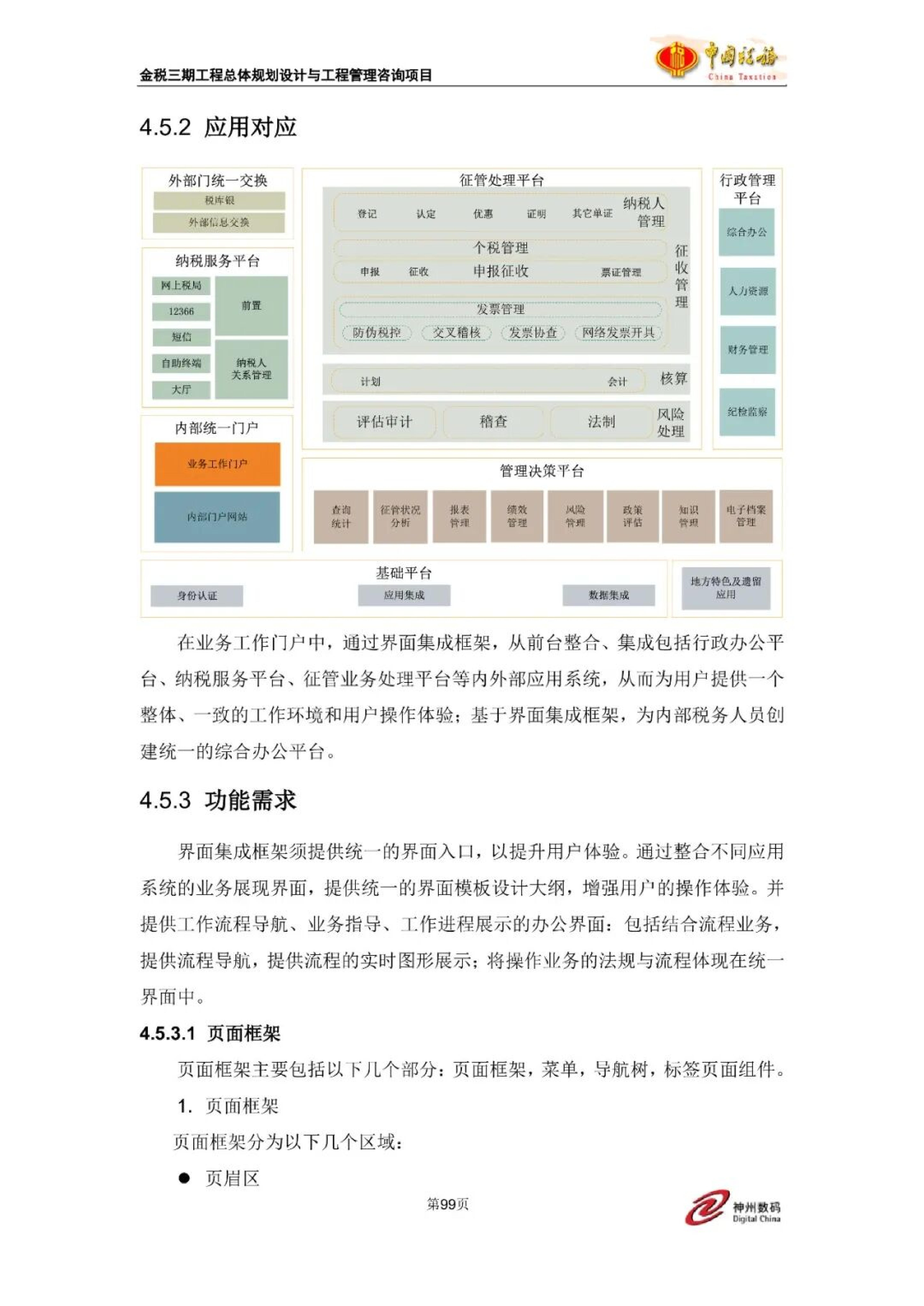 金税三期工程技术基础架构设计方案（技术架构分册） 第5页