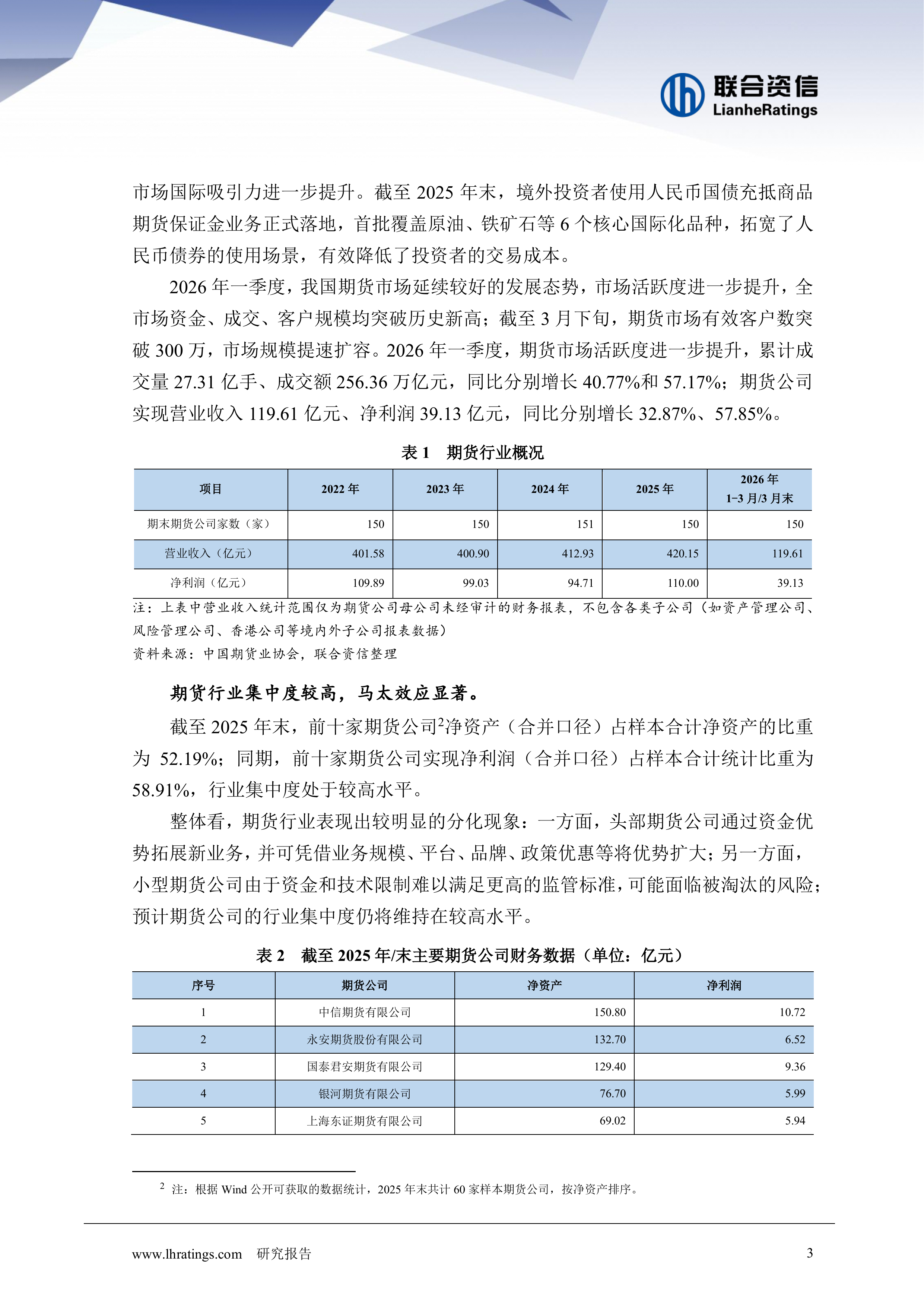 2026年期货行业分析-联合资信 第3页