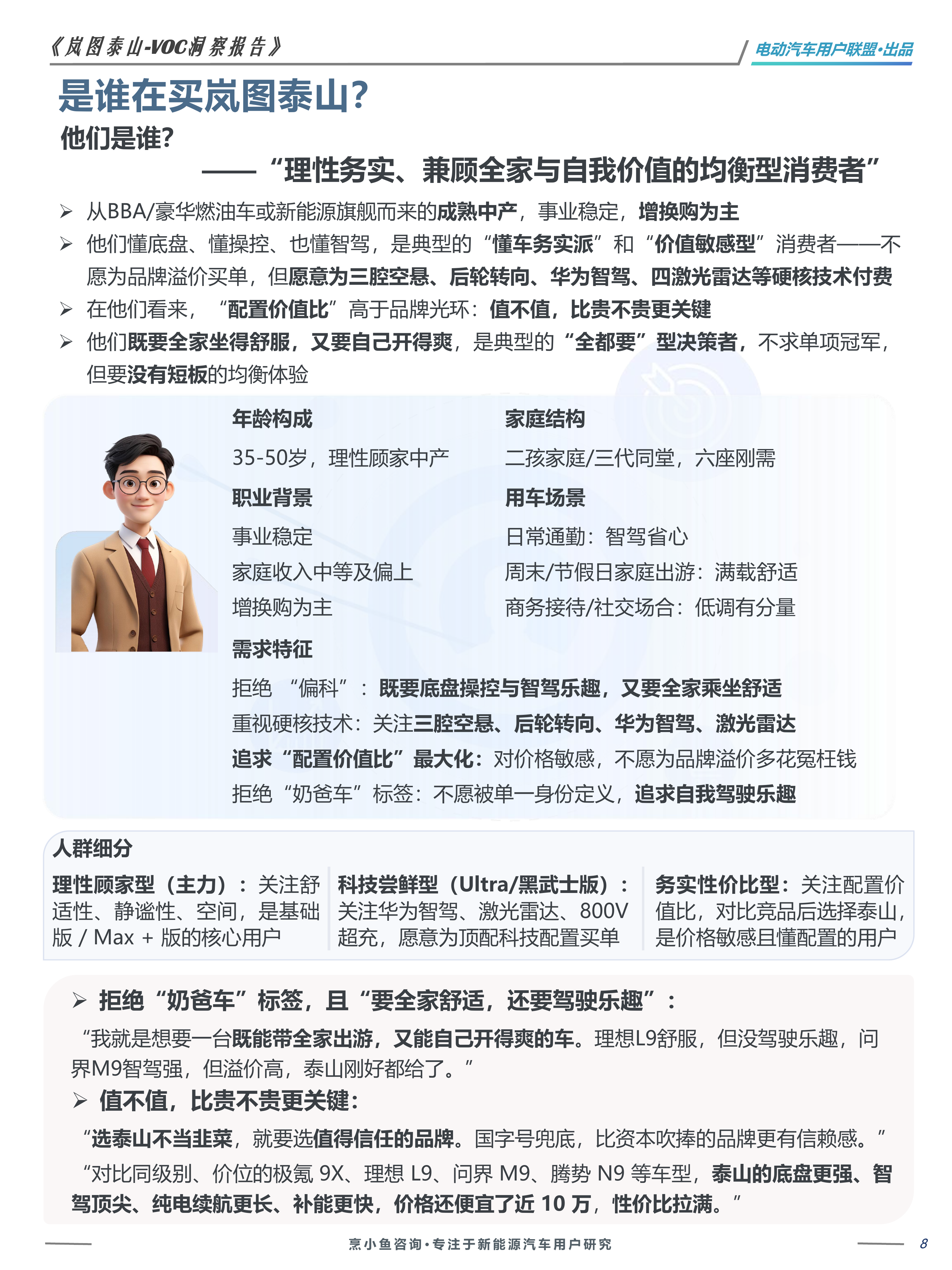 20265岚图泰山-VOC洞察报告-电动汽车用户联盟 第8页
