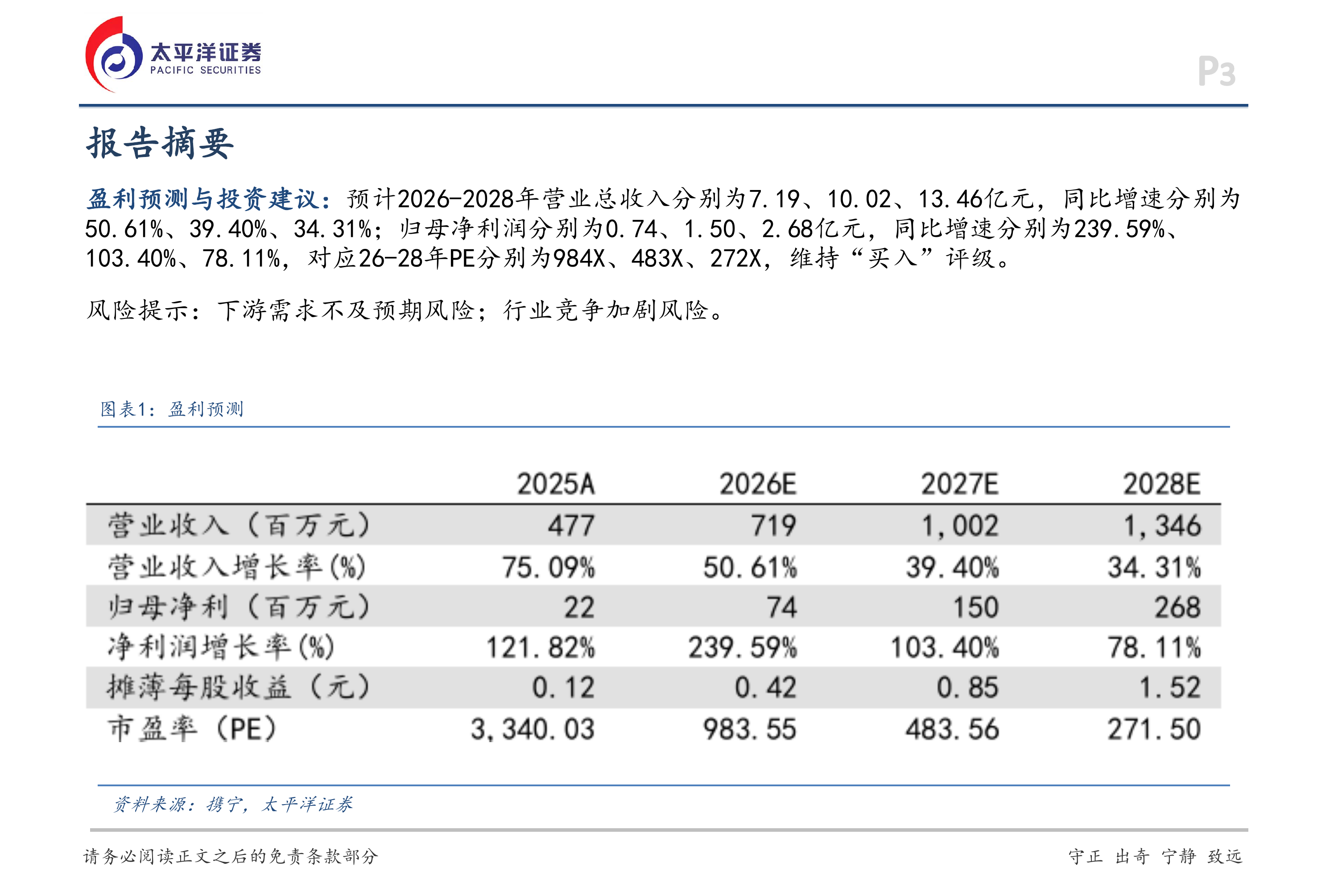 太平洋证券-长光华芯-688048-深度报告：光通信芯片构筑新增长极，平台化布局加速-260628 第3页